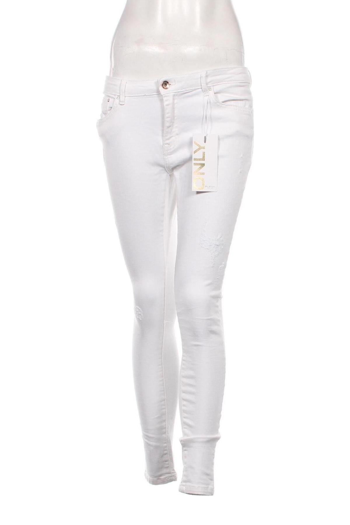 Damen Jeans ONLY, Größe M, Farbe Weiß, Preis 20,29 €