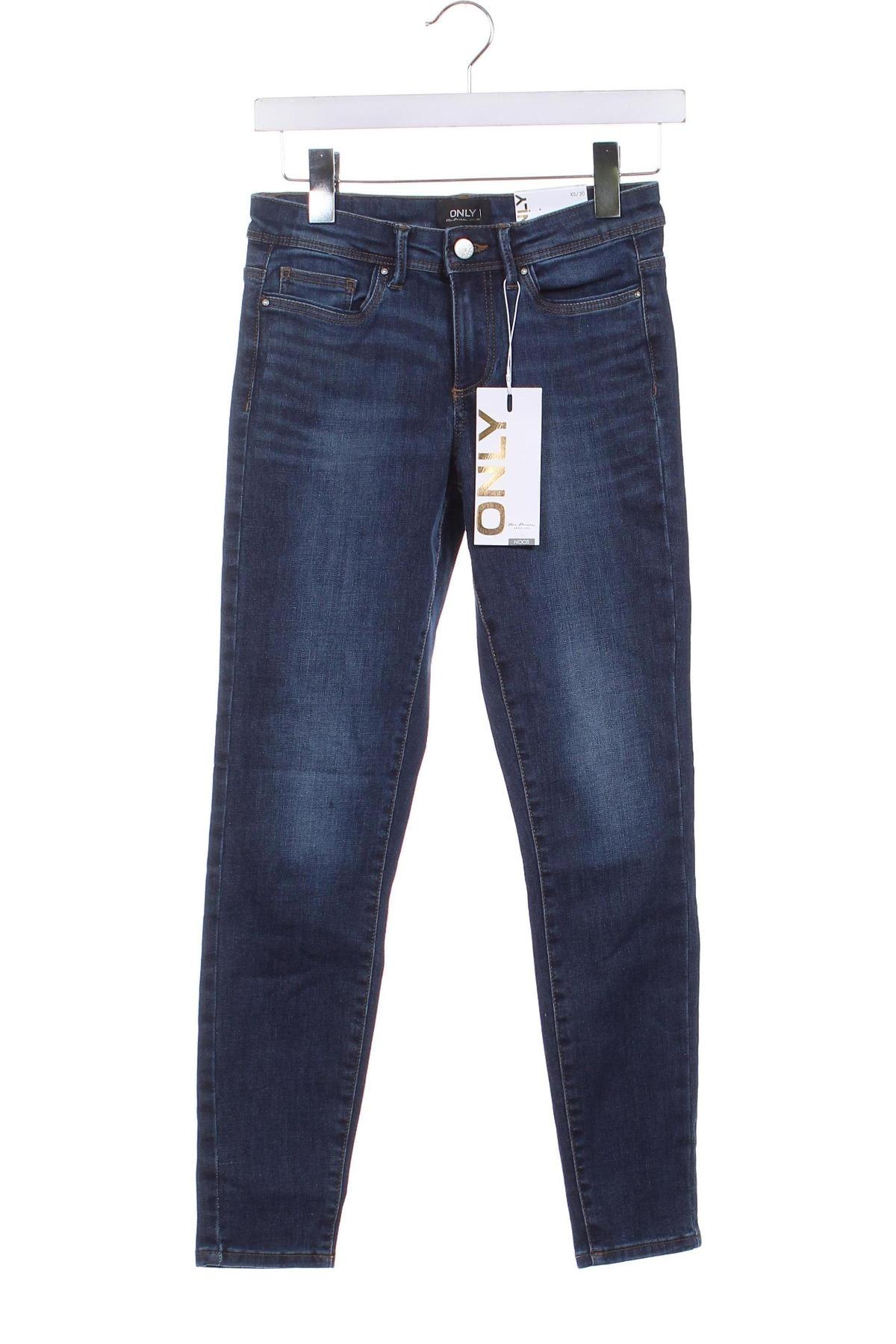 Damskie jeansy ONLY, Rozmiar XS, Kolor Niebieski, Cena 76,99 zł