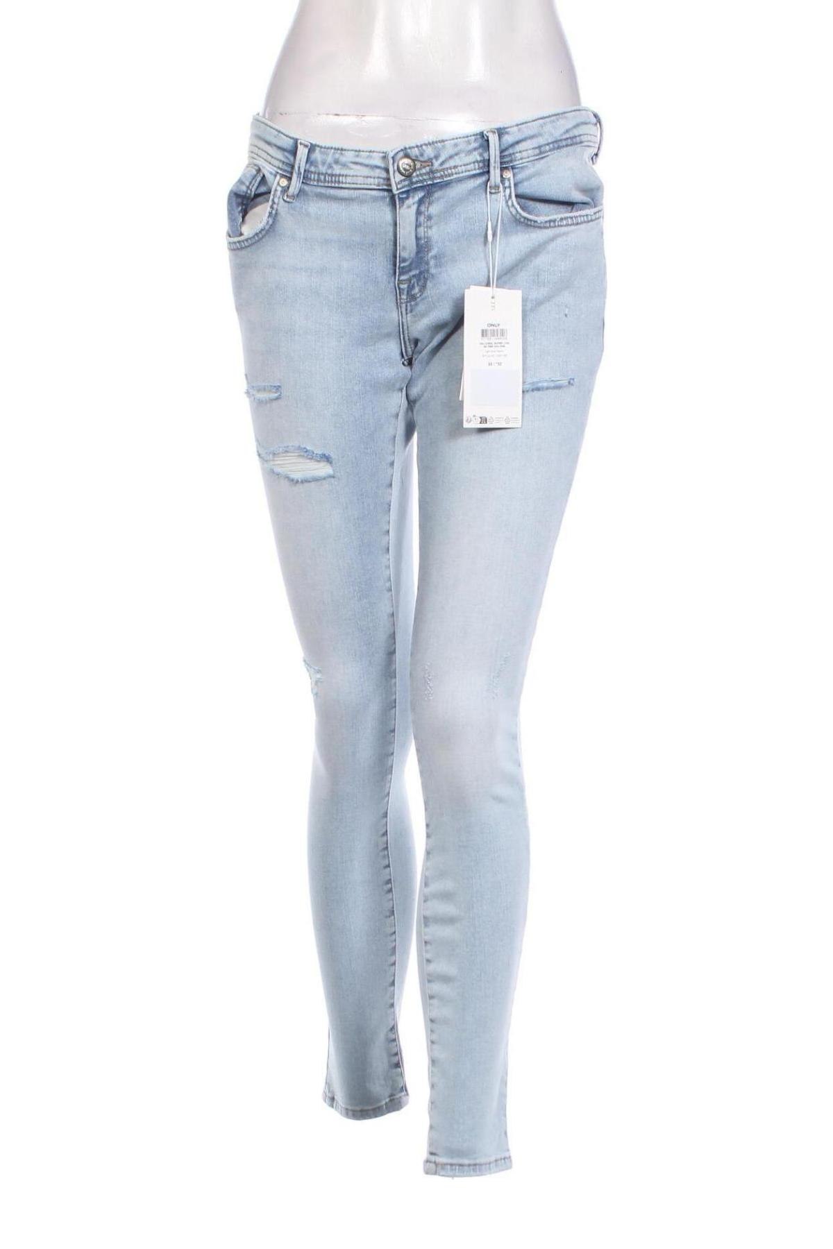 Damskie jeansy ONLY, Rozmiar XL, Kolor Niebieski, Cena 69,99 zł