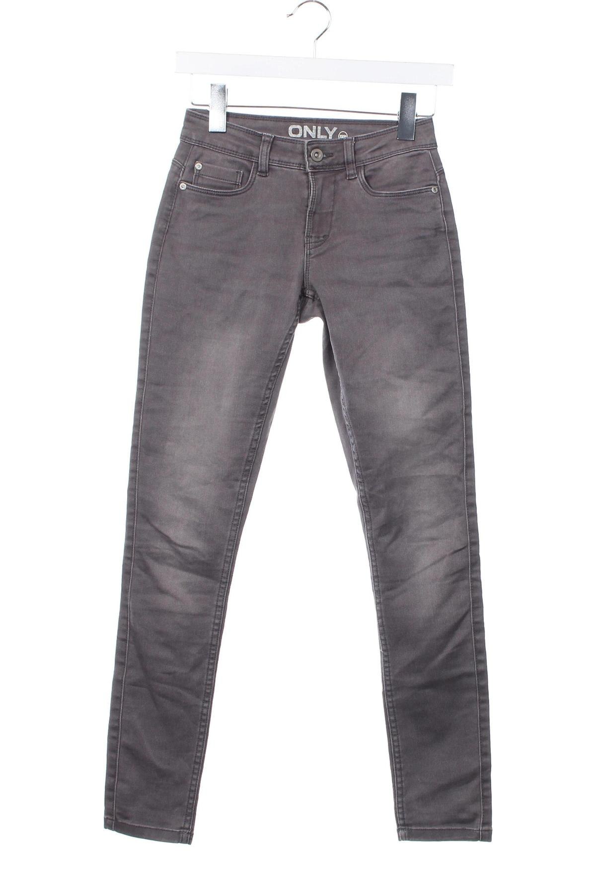 Damskie jeansy ONLY, Rozmiar XS, Kolor Szary, Cena 38,99 zł