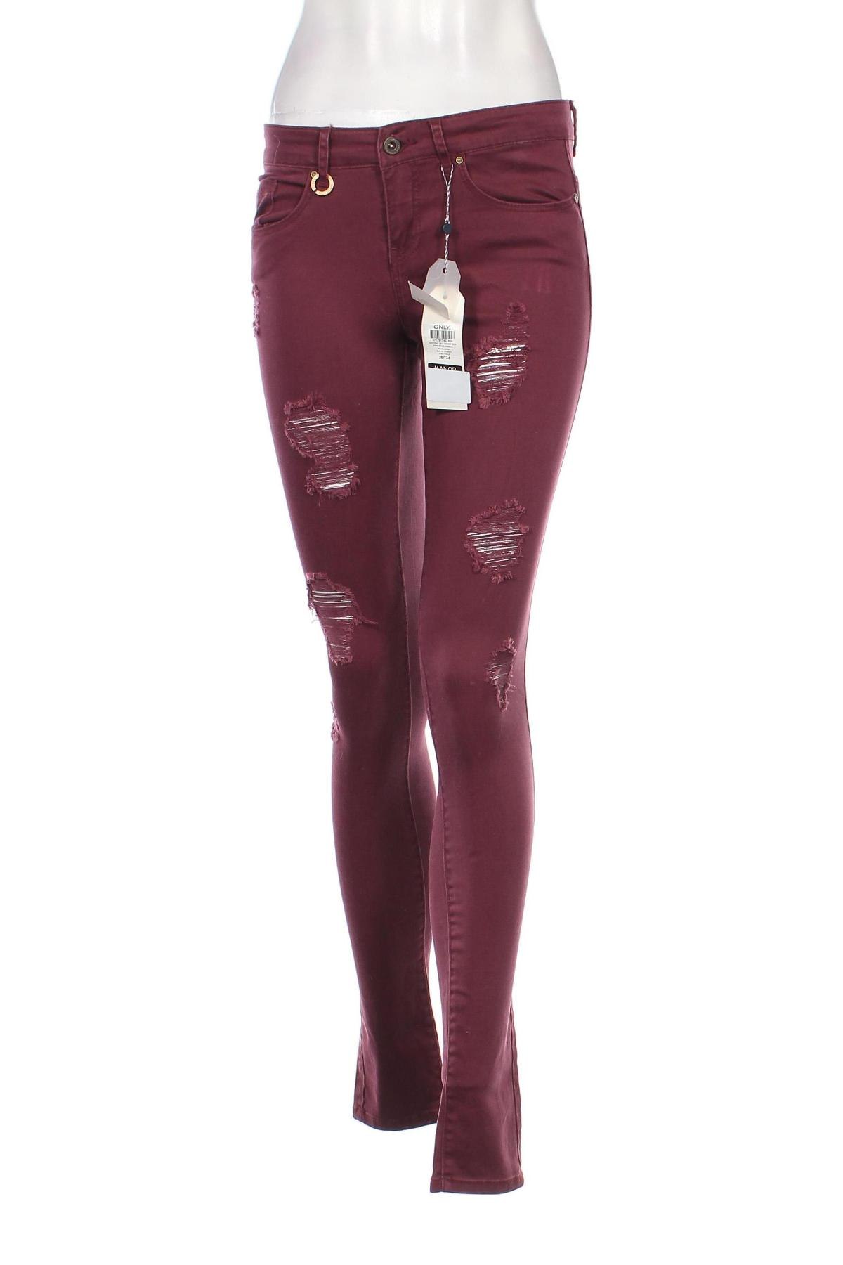 Damen Jeans ONLY, Größe S, Farbe Rot, Preis 27,99 €