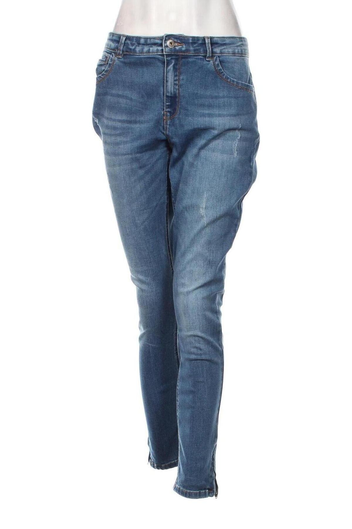 Damskie jeansy ONLY Carmakoma, Rozmiar XL, Kolor Niebieski, Cena 102,99 zł