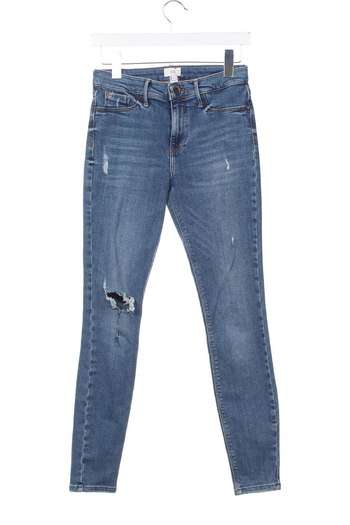 Damskie jeansy River Island, Rozmiar S, Kolor Niebieski, Cena 74,99 zł