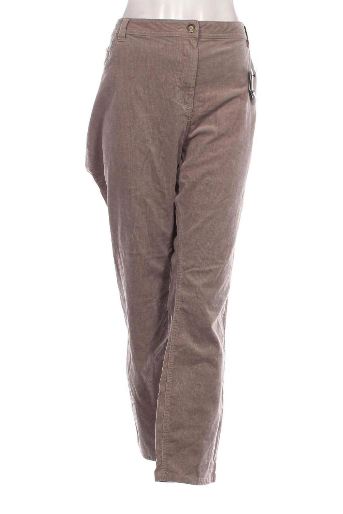 Damen Cordhose George, Größe 3XL, Farbe Grau, Preis € 8,90