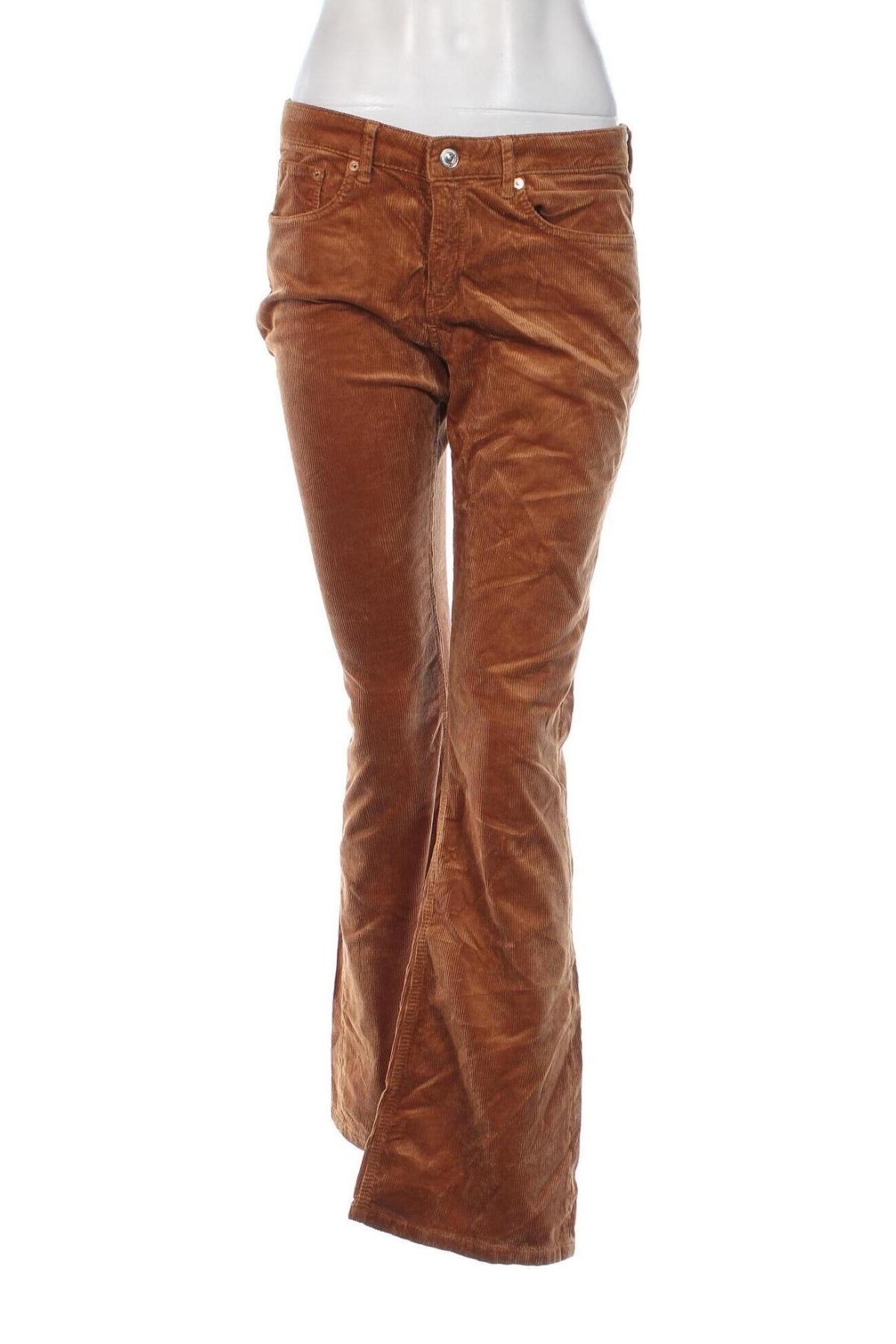 Damen Cordhose Zara, Größe M, Farbe Braun, Preis 6,99 €