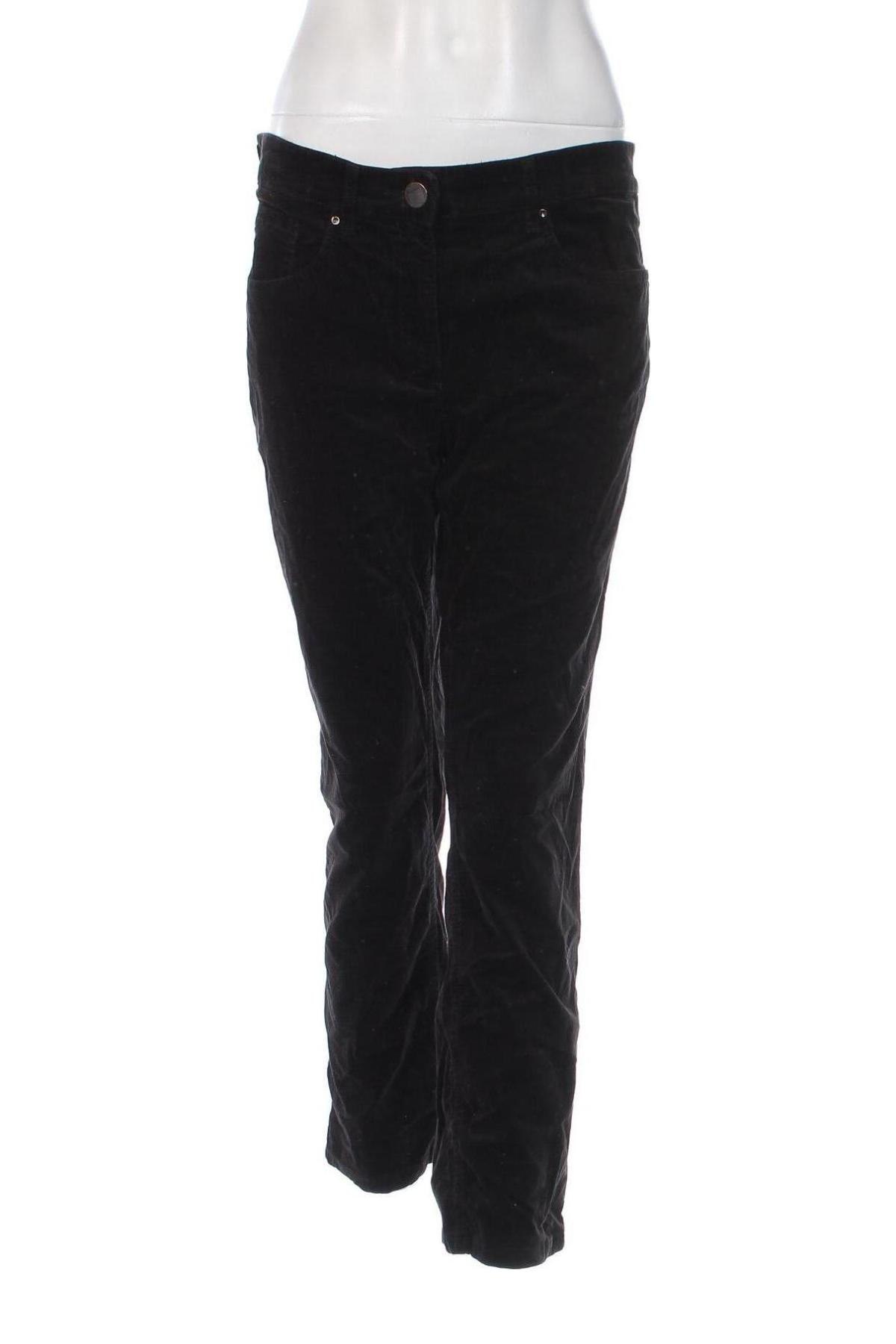 Pantaloni de velvet de femei Zerres, Mărime M, Culoare Negru, Preț 33,99 Lei