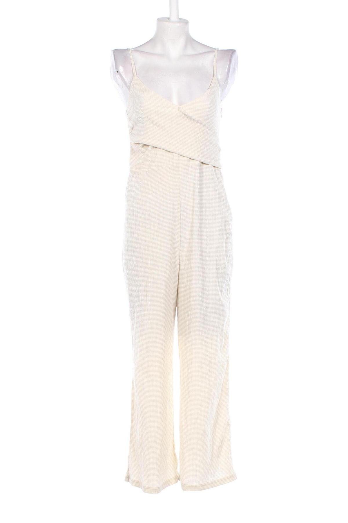 Damen Overall Stradivarius, Größe L, Farbe Beige, Preis € 16,49