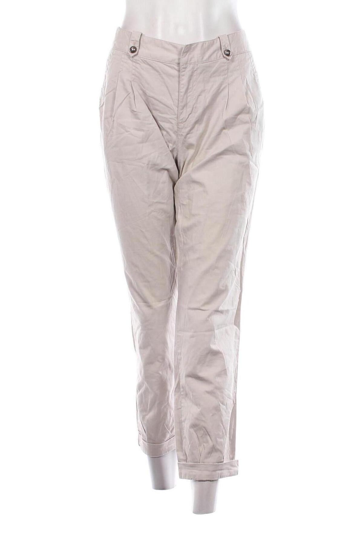 Damenhose Calvin Klein, Größe L, Farbe Beige, Preis 10,99 €