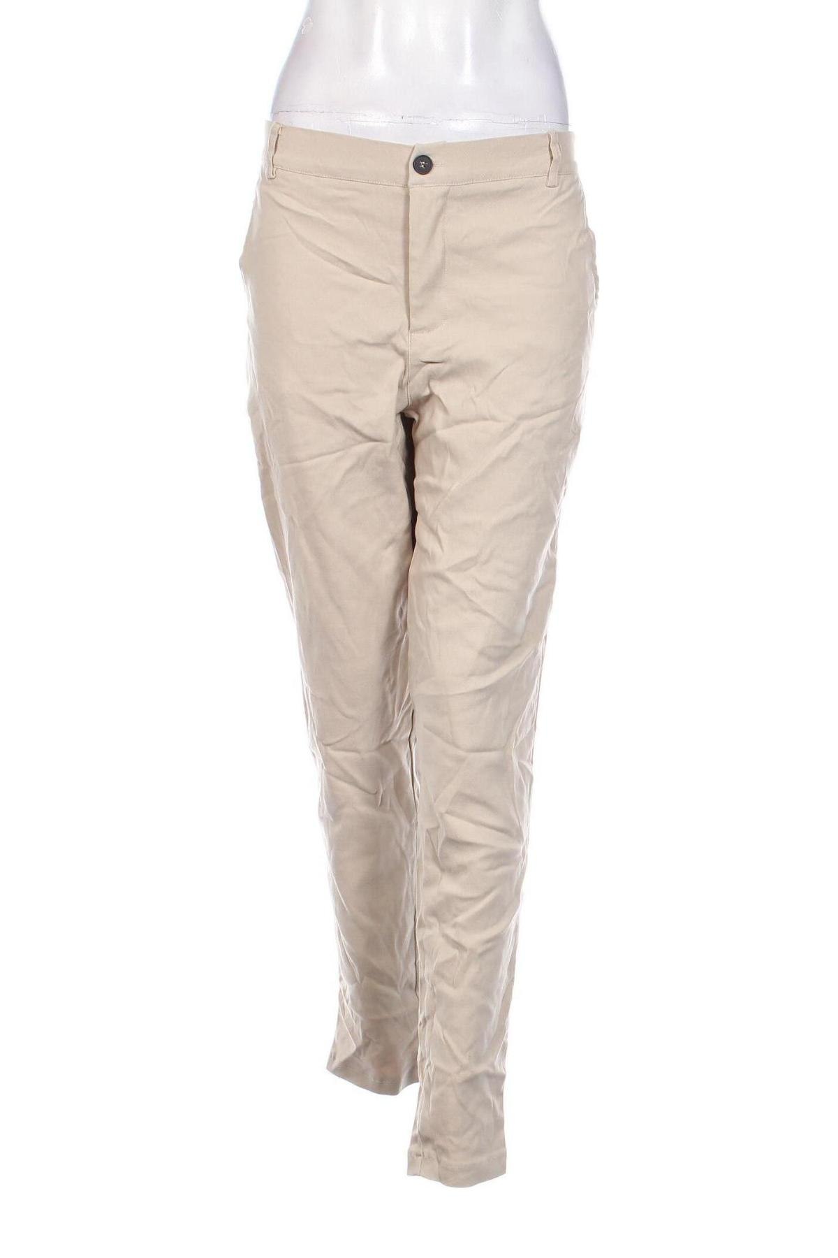 Damenhose Cotto, Größe L, Farbe Beige, Preis 17,99 €