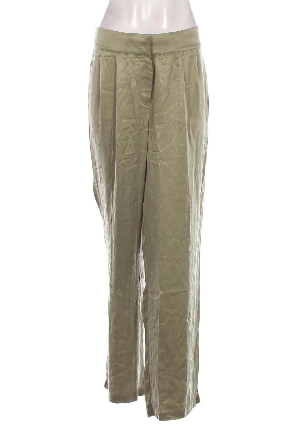 Pantaloni de femei Guido Maria Kretschmer for About You, Mărime XL, Culoare Verde, Preț 91,99 Lei