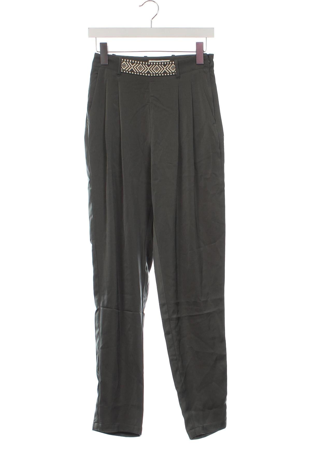 Pantaloni de femei Guido Maria Kretschmer for About You, Mărime XS, Culoare Verde, Preț 91,99 Lei