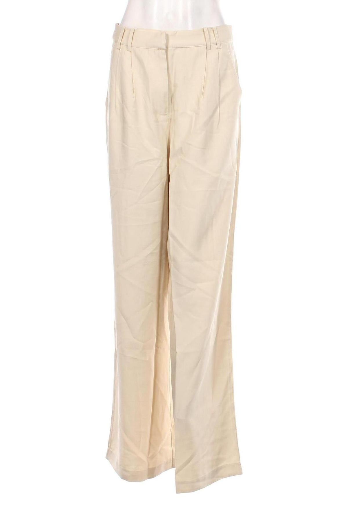 Pantaloni de femei Guido Maria Kretschmer for About You, Mărime S, Culoare Bej, Preț 61,99 Lei