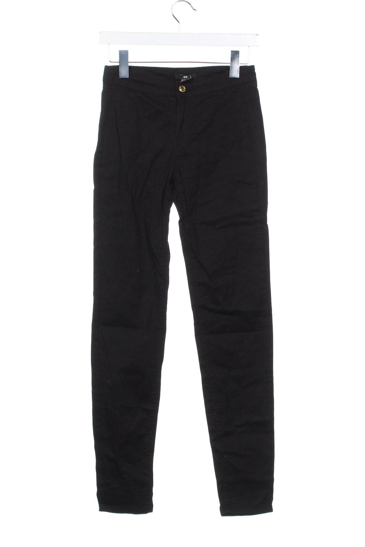 Pantaloni de femei H&M, Mărime XS, Culoare Negru, Preț 32,99 Lei