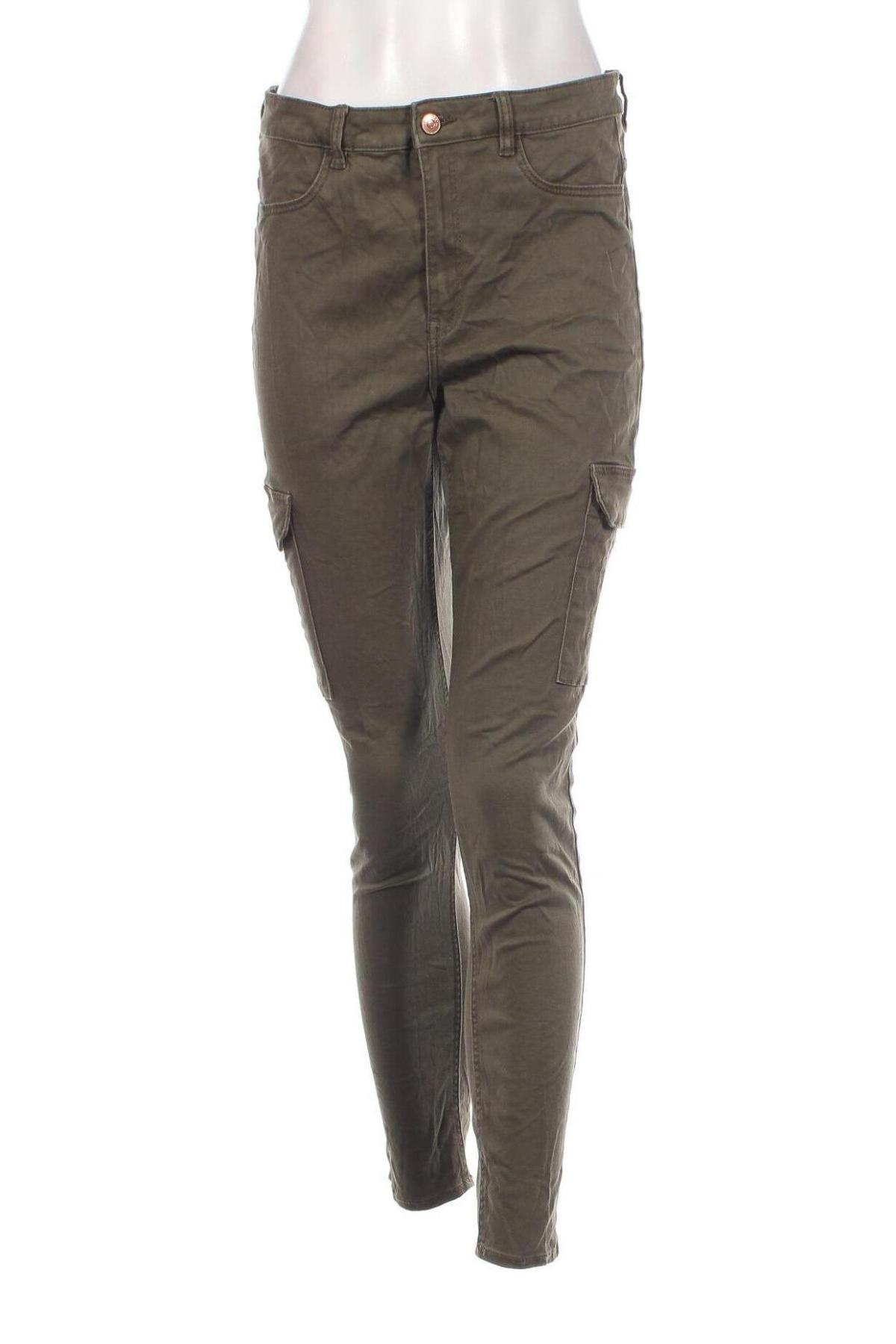 Damenhose H&M Divided, Größe L, Farbe Grün, Preis € 9,49