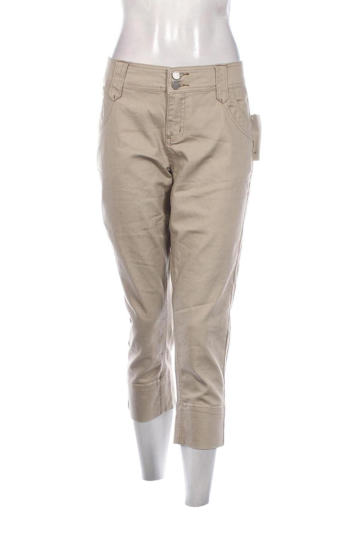 Pantaloni de femei KappAhl, Mărime XL, Culoare Bej, Preț 67,99 Lei