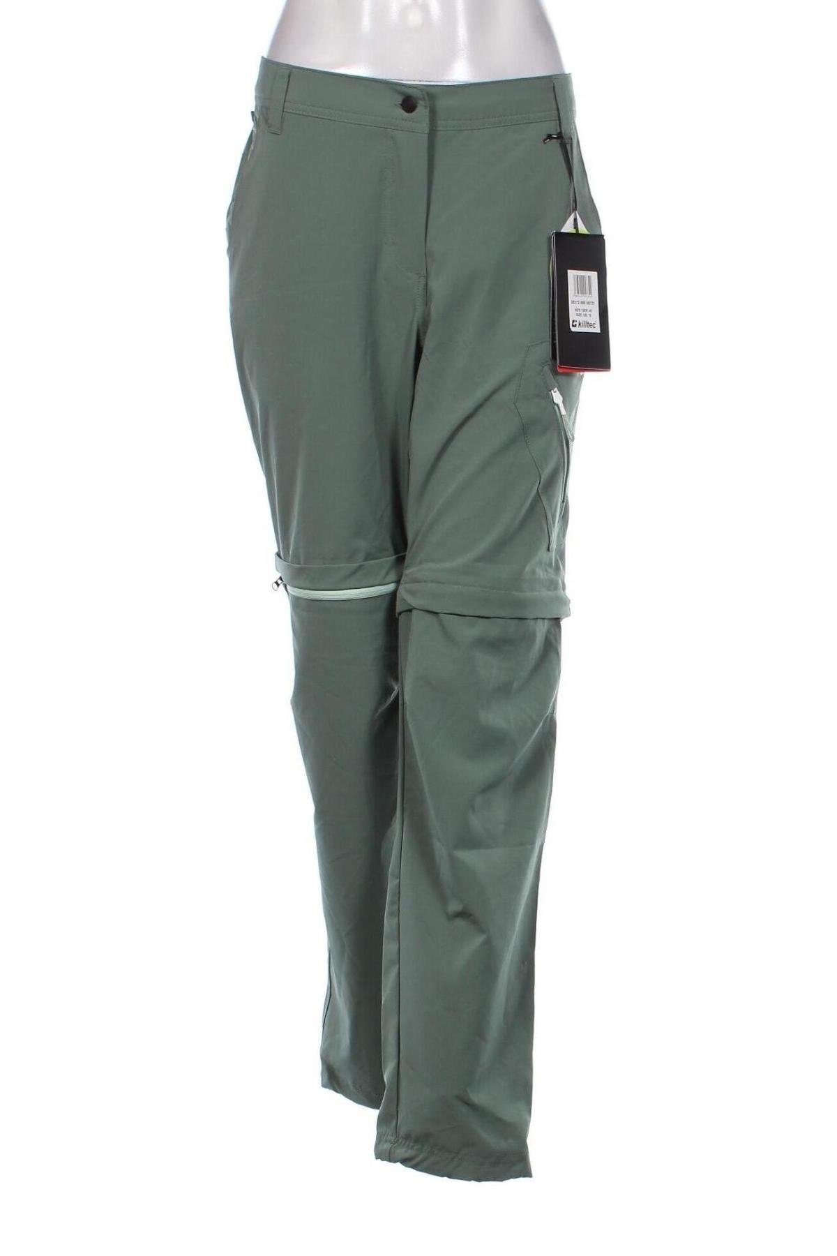 Pantaloni de femei Killtec, Mărime M, Culoare Verde, Preț 204,49 Lei