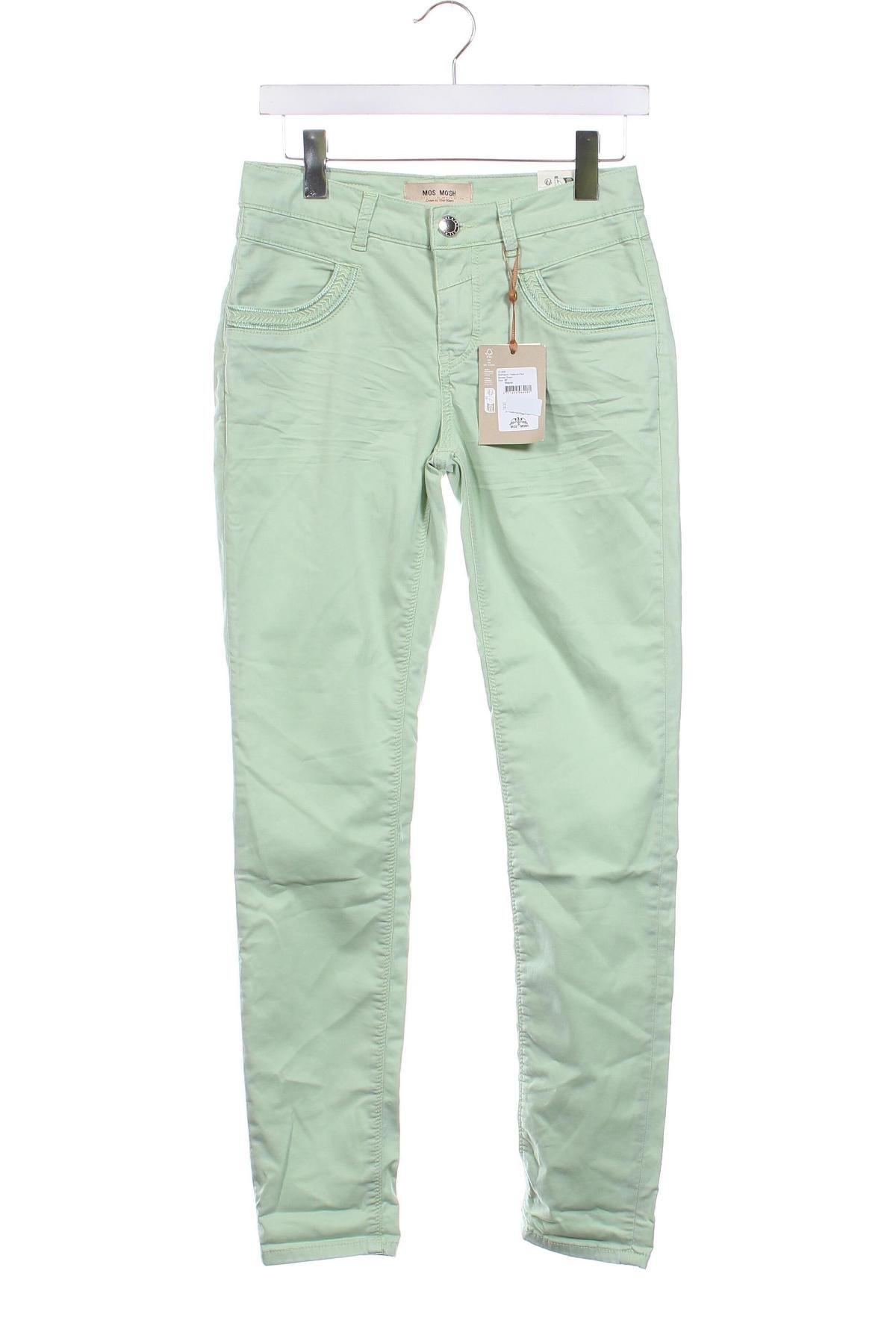 Pantaloni de femei MOS MOSH, Mărime XS, Culoare Verde, Preț 256,99 Lei