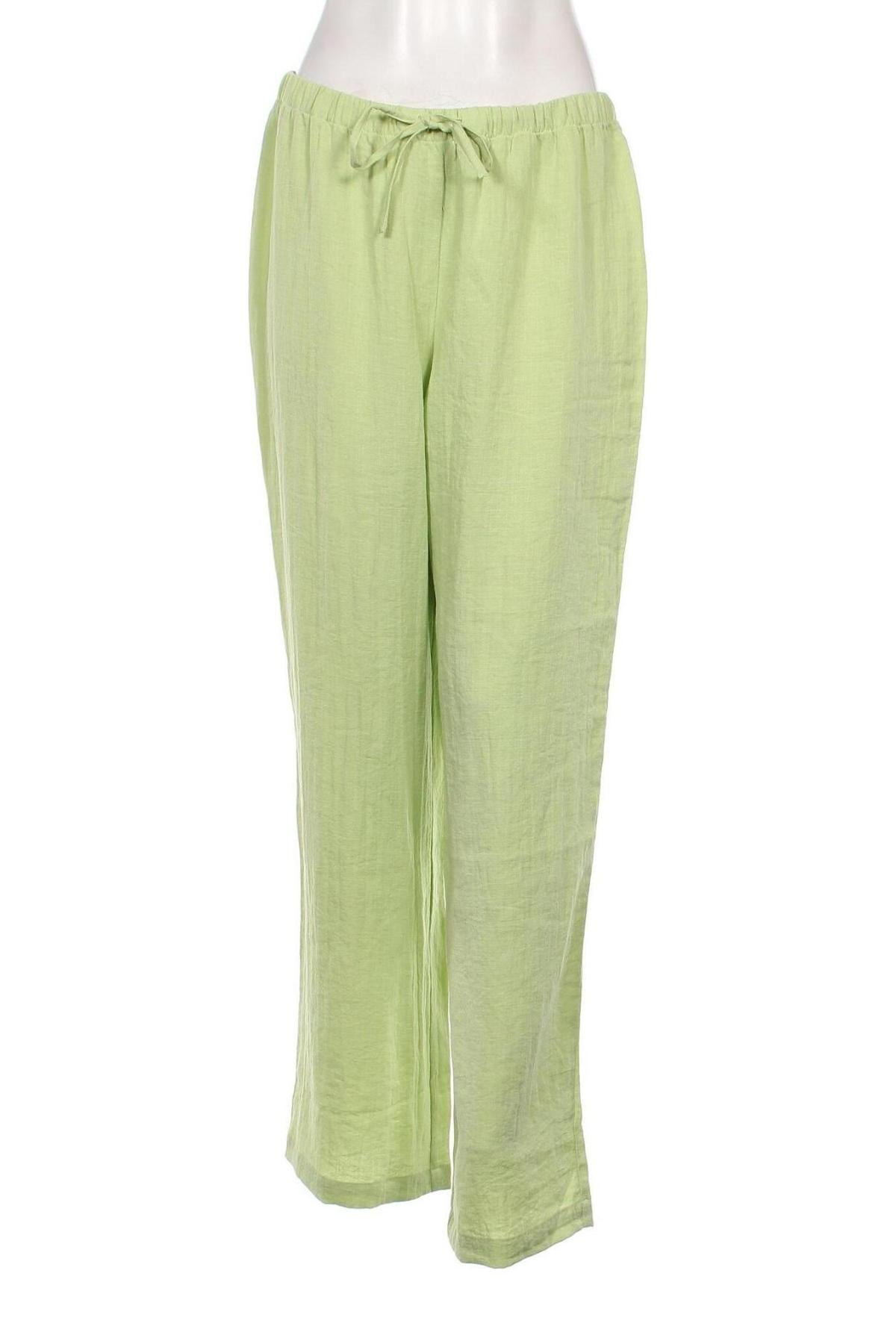 Pantaloni de femei Monki, Mărime M, Culoare Verde, Preț 59,99 Lei