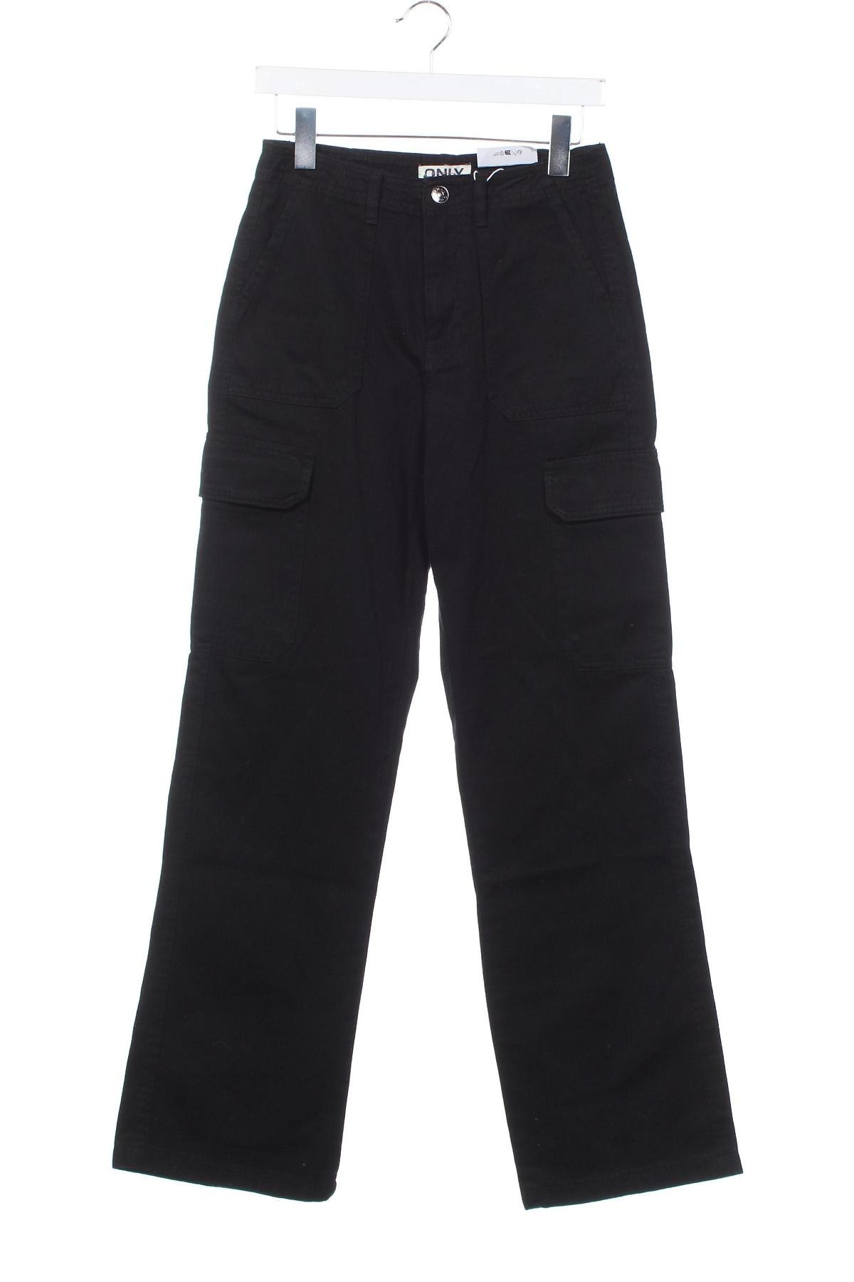 Pantaloni de femei ONLY, Mărime XS, Culoare Negru, Preț 73,99 Lei