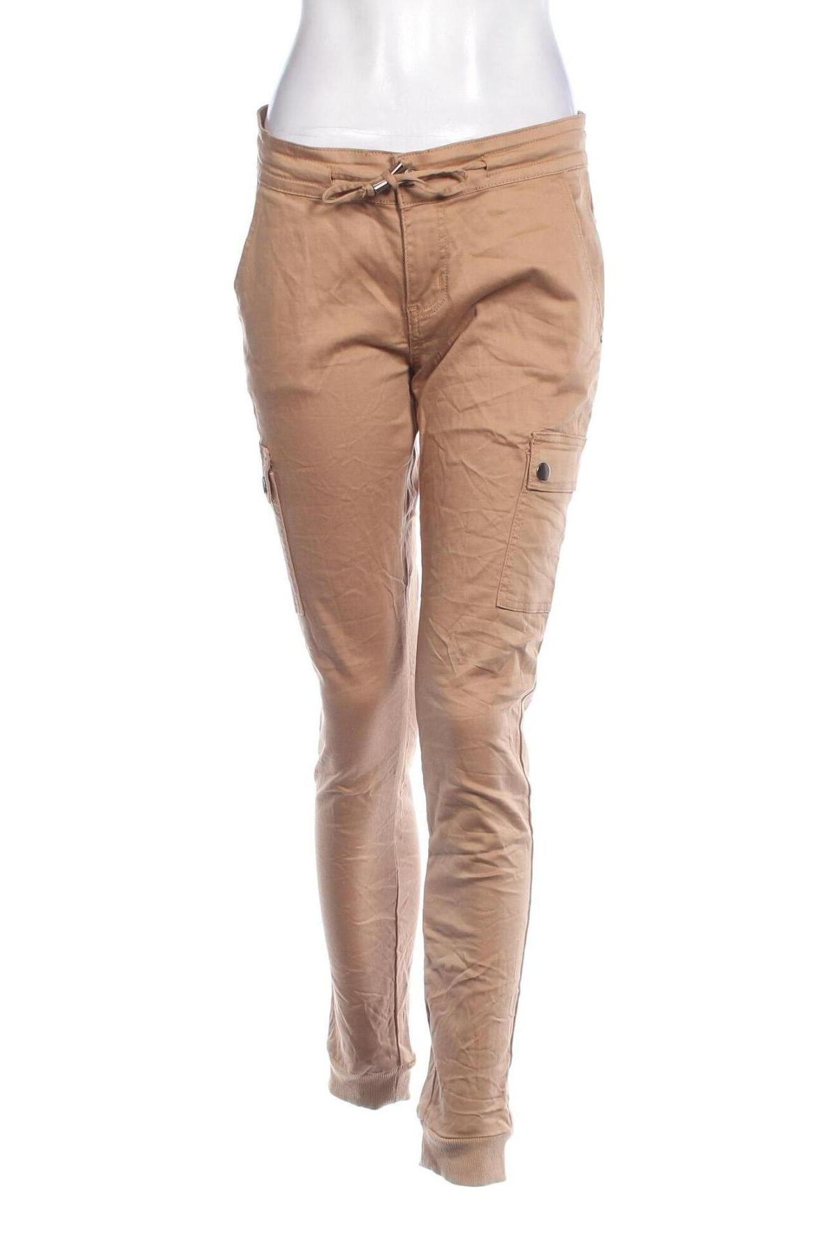 Pantaloni de femei Seventy Seven, Mărime L, Culoare Bej, Preț 43,49 Lei