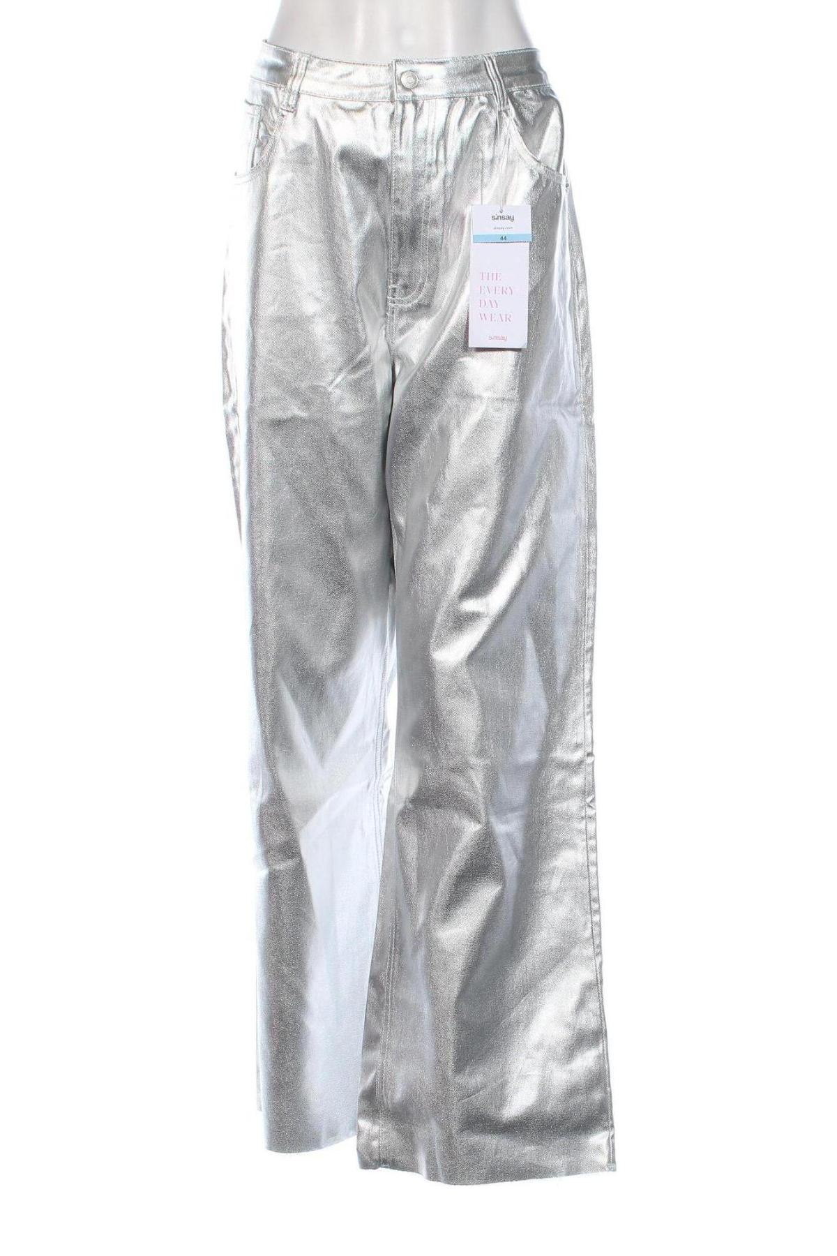 Damenhose Sinsay, Größe XL, Farbe Silber, Preis 15,99 €