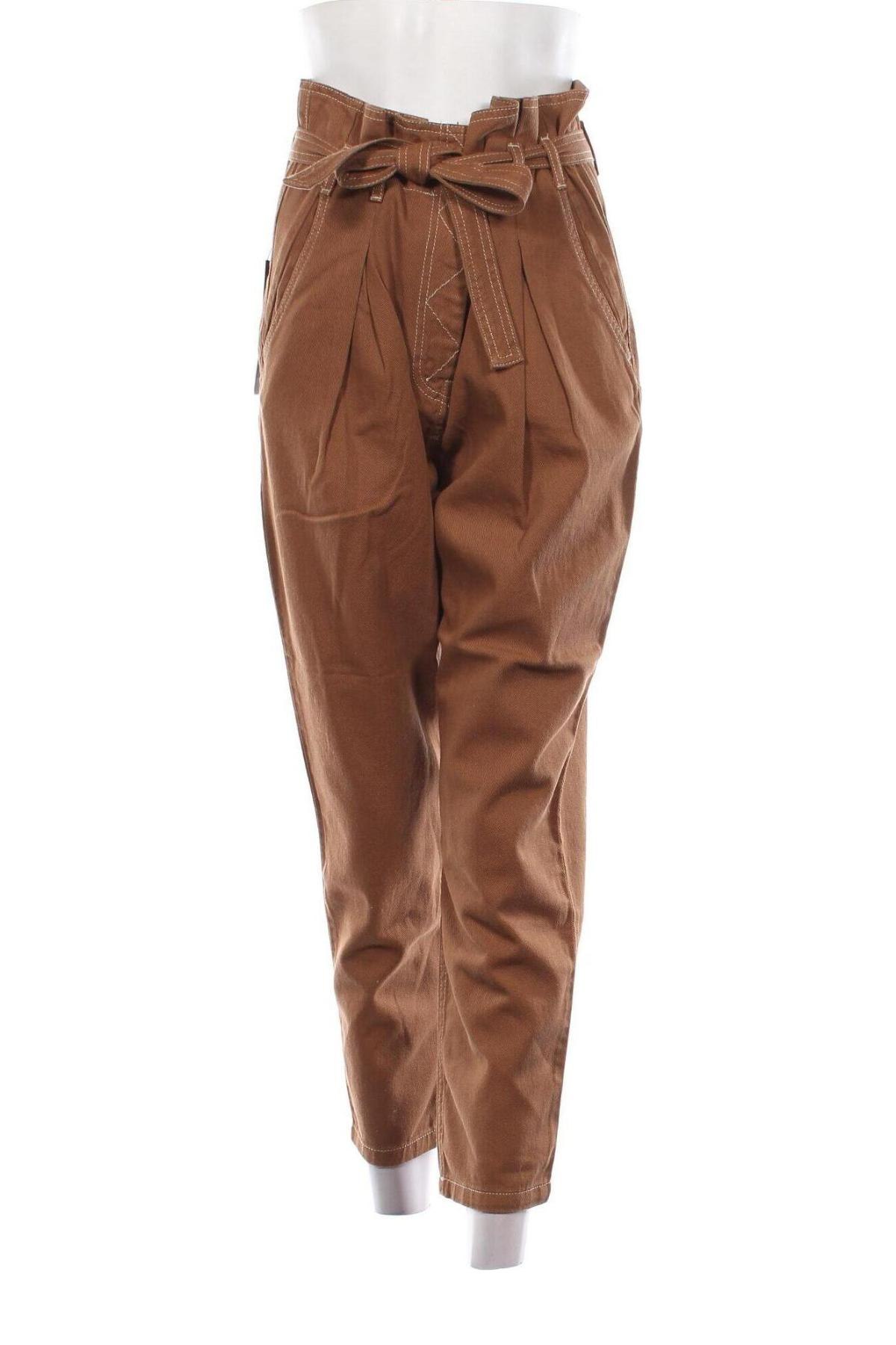 Pantaloni de femei Sisley, Mărime M, Culoare Maro, Preț 179,99 Lei