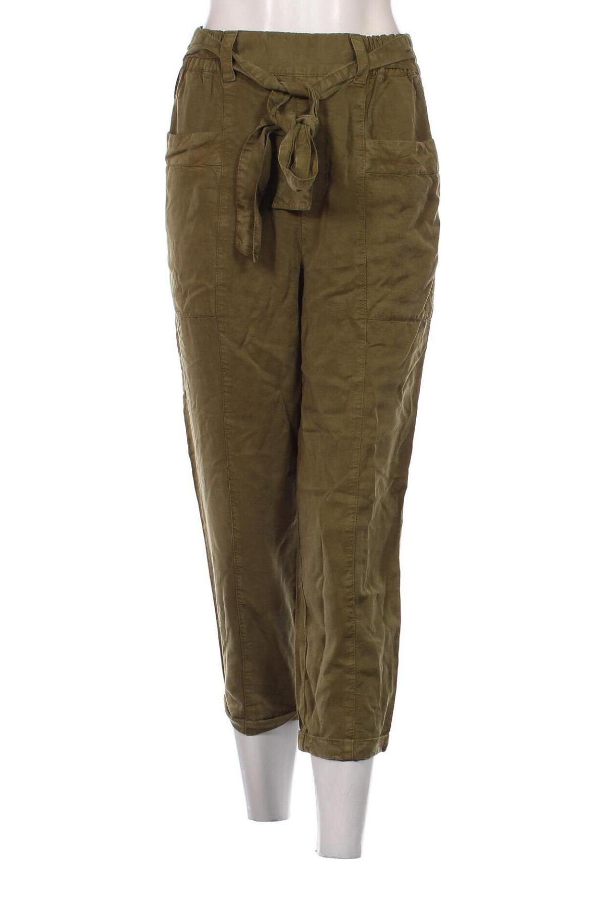 Pantaloni de femei Stradivarius, Mărime M, Culoare Verde, Preț 44,99 Lei