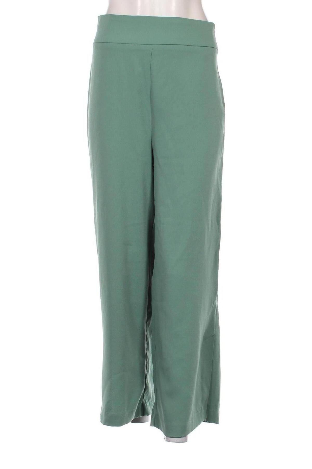 Pantaloni de femei Stradivarius, Mărime M, Culoare Verde, Preț 44,99 Lei