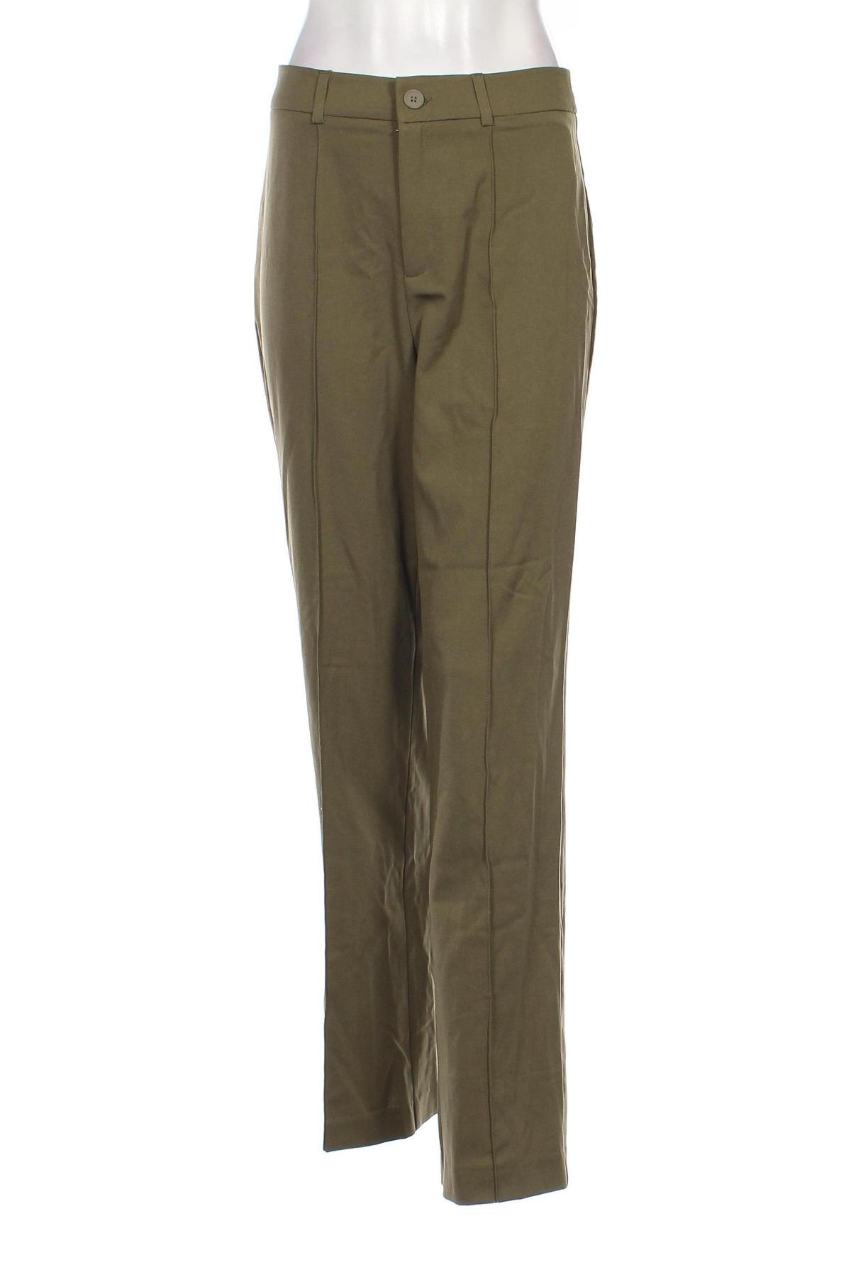 Pantaloni de femei Stradivarius, Mărime M, Culoare Verde, Preț 44,99 Lei