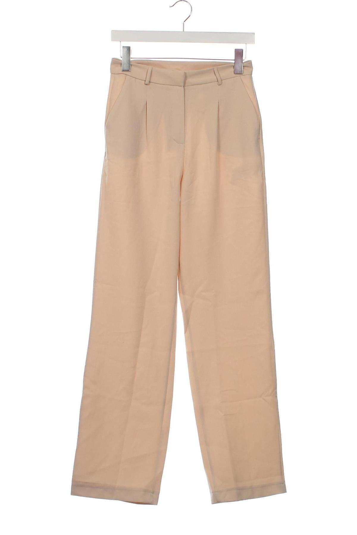 Pantaloni de femei Trendyol, Mărime XS, Culoare Bej, Preț 64,99 Lei