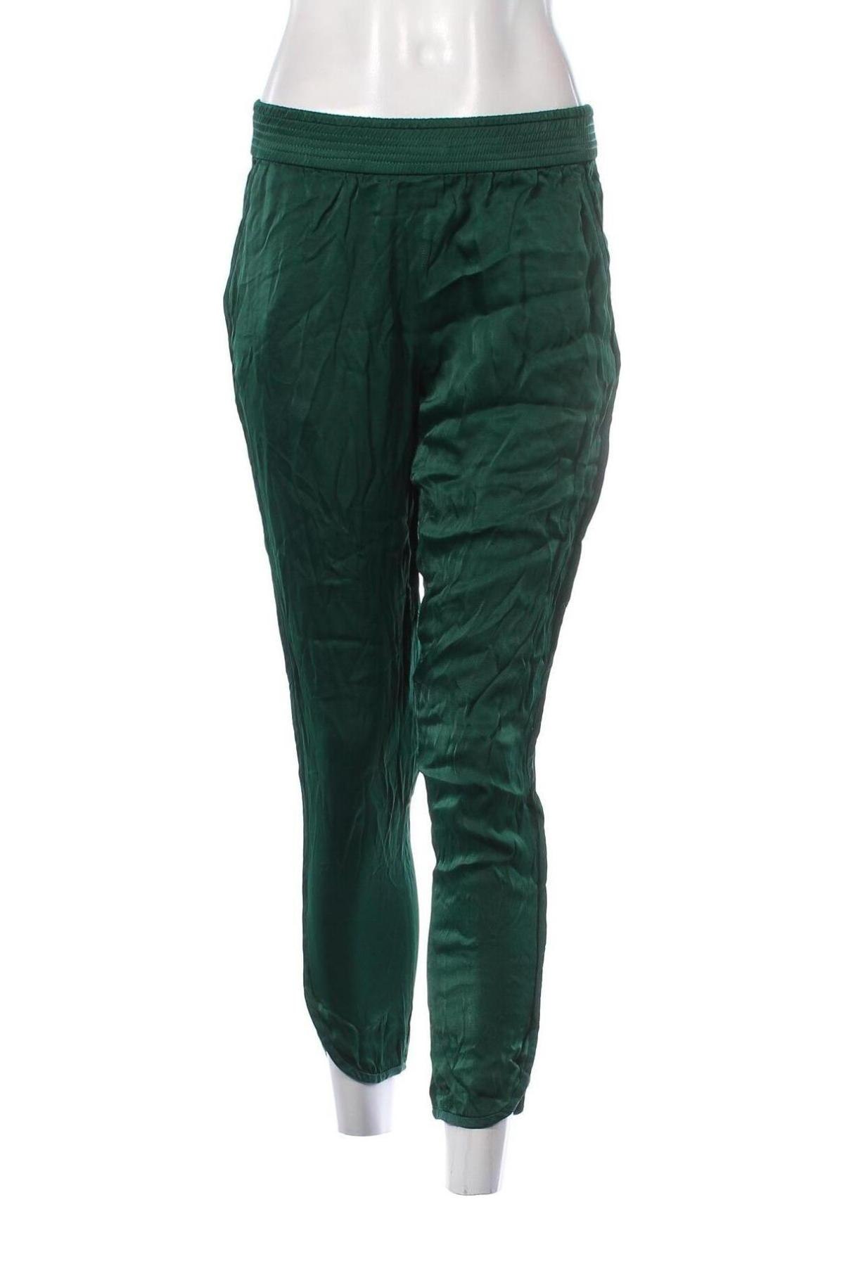 Pantaloni de femei Zara, Mărime S, Culoare Verde, Preț 30,99 Lei