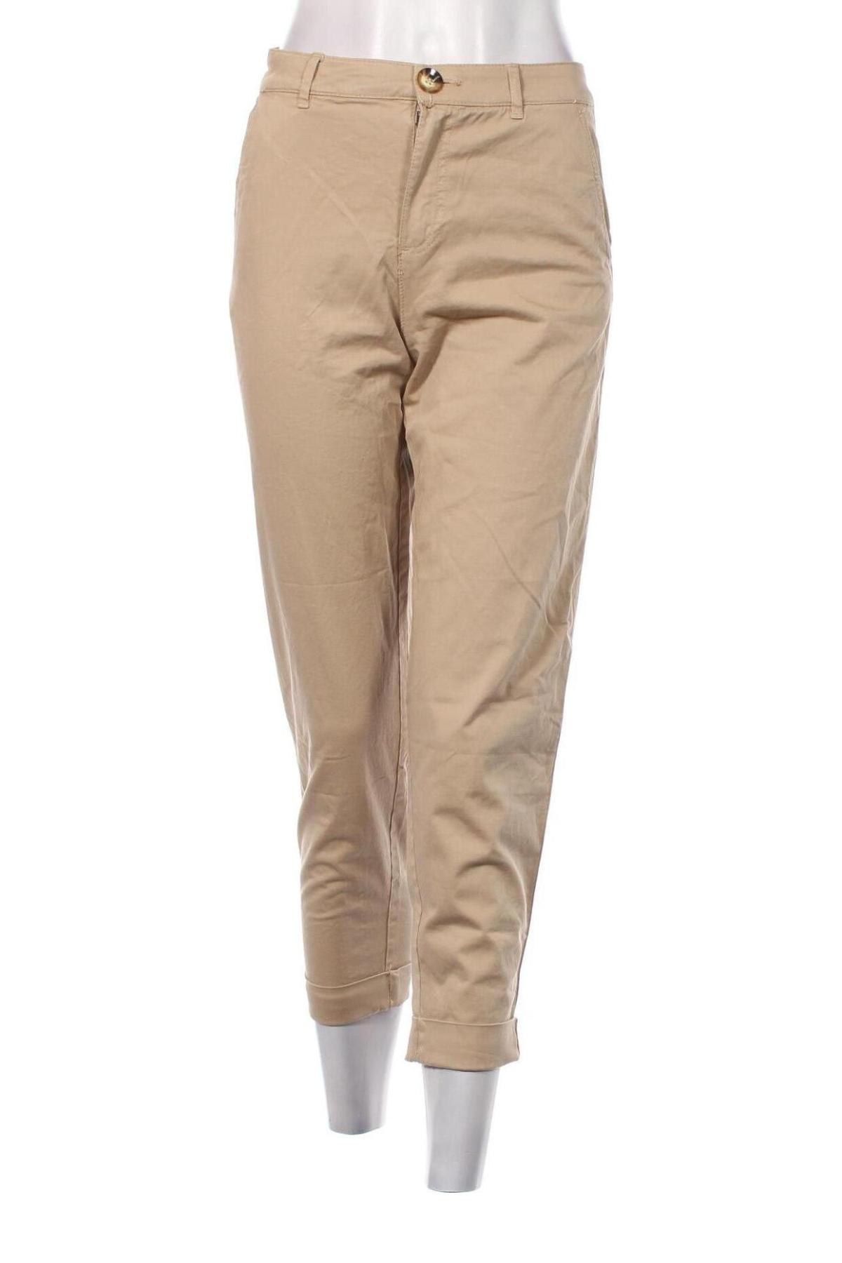 Damenhose Zara, Größe S, Farbe Beige, Preis 6,99 €