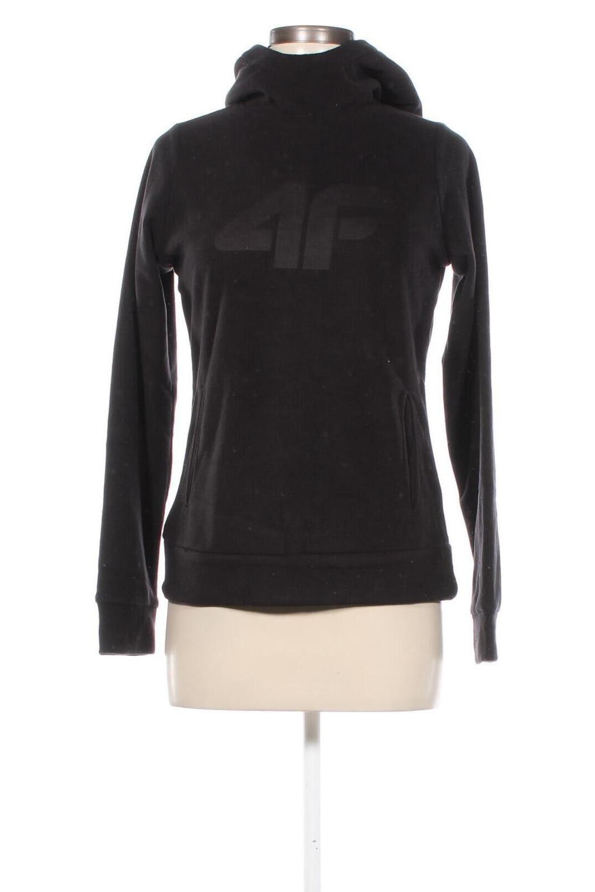 Damen Fleece Sweatshirt 4F, Größe S, Farbe Schwarz, Preis € 19,49