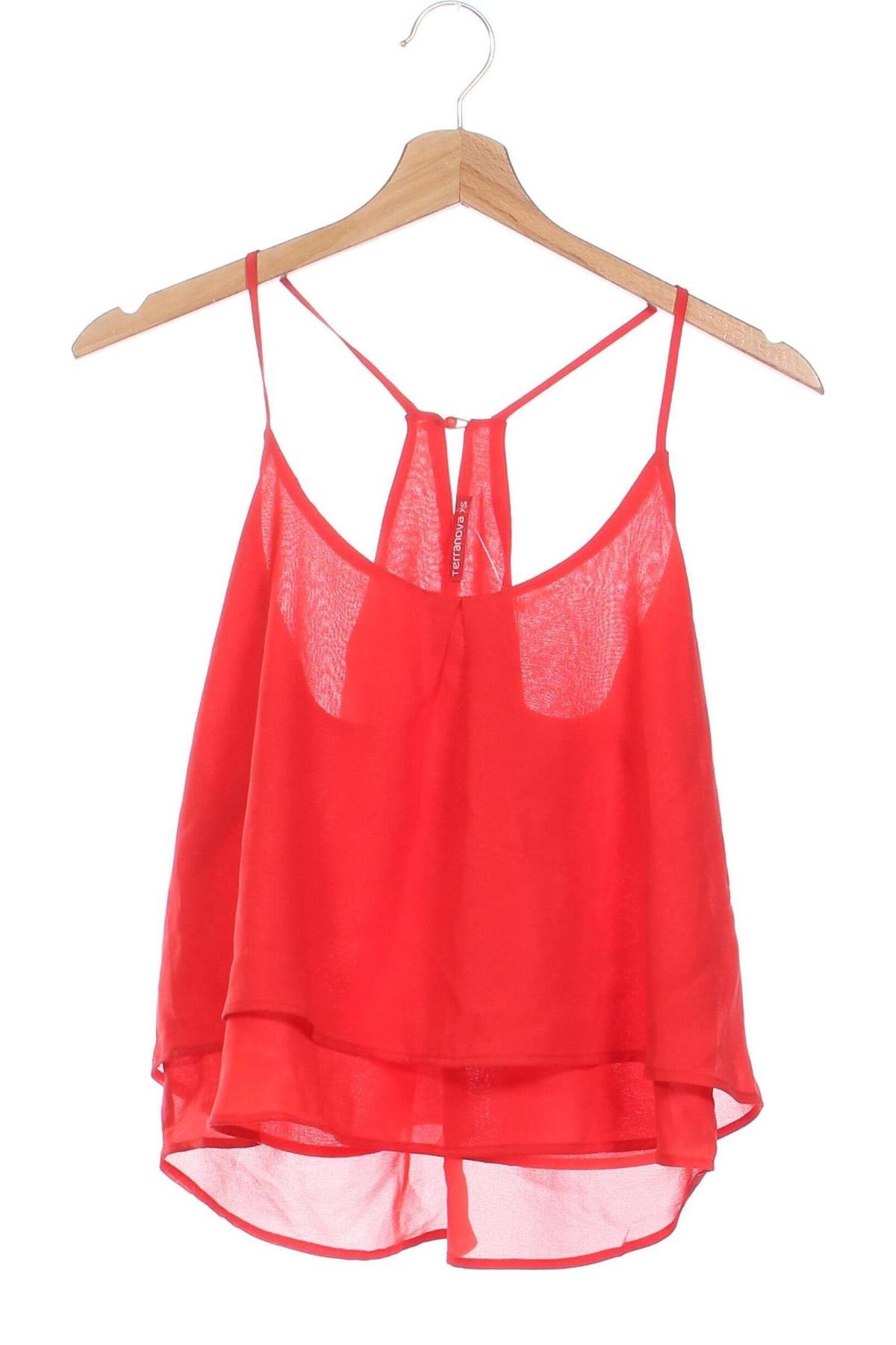 Damentop Terranova, Größe XS, Farbe Rot, Preis 2,99 €