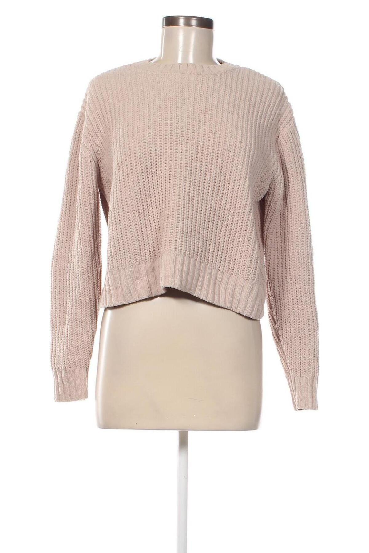 Damenpullover Bershka, Größe XS, Farbe Beige, Preis 9,49 €