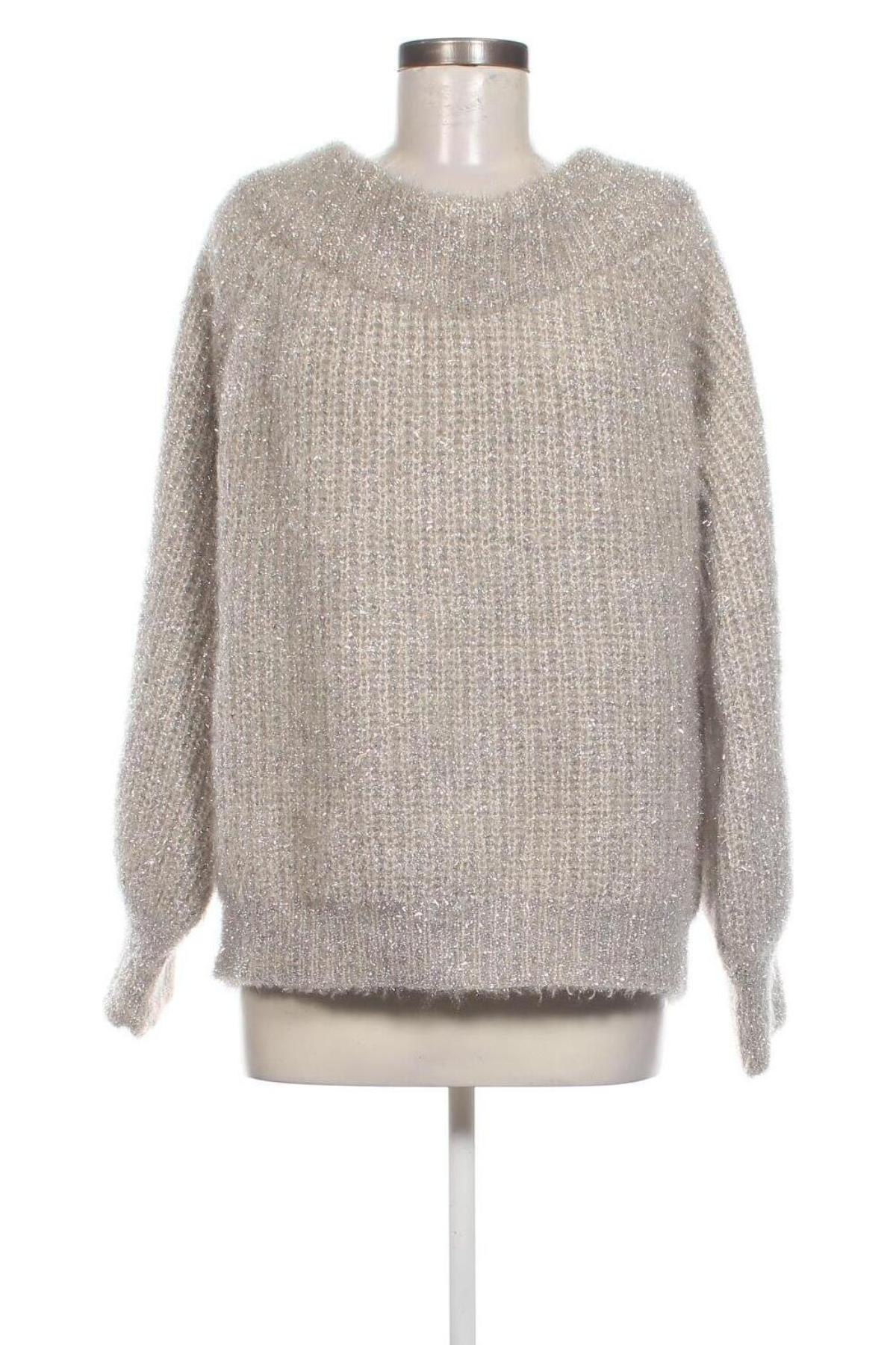 Damenpullover Gina Tricot, Größe M, Farbe Silber, Preis € 7,99