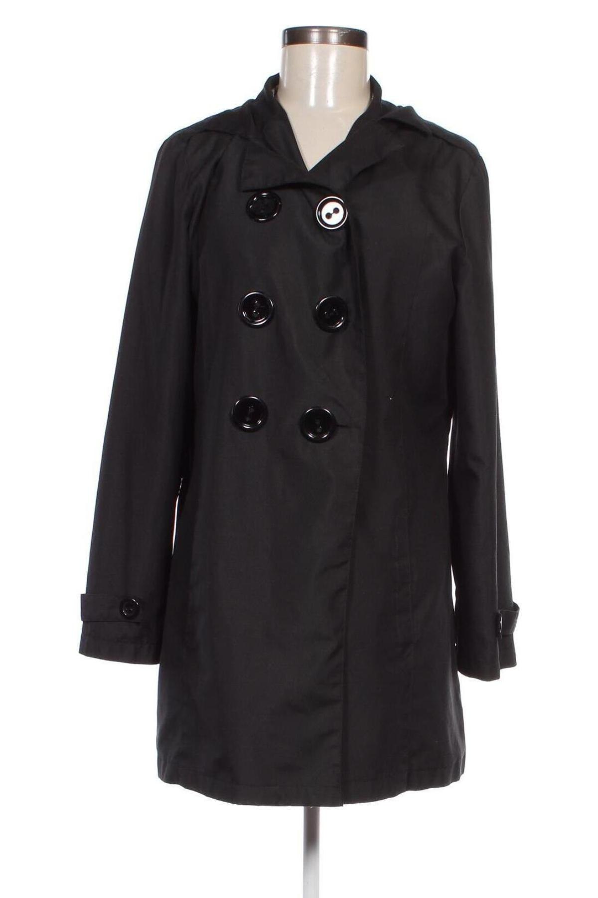 Damen Trench Coat, Größe M, Farbe Schwarz, Preis € 19,49