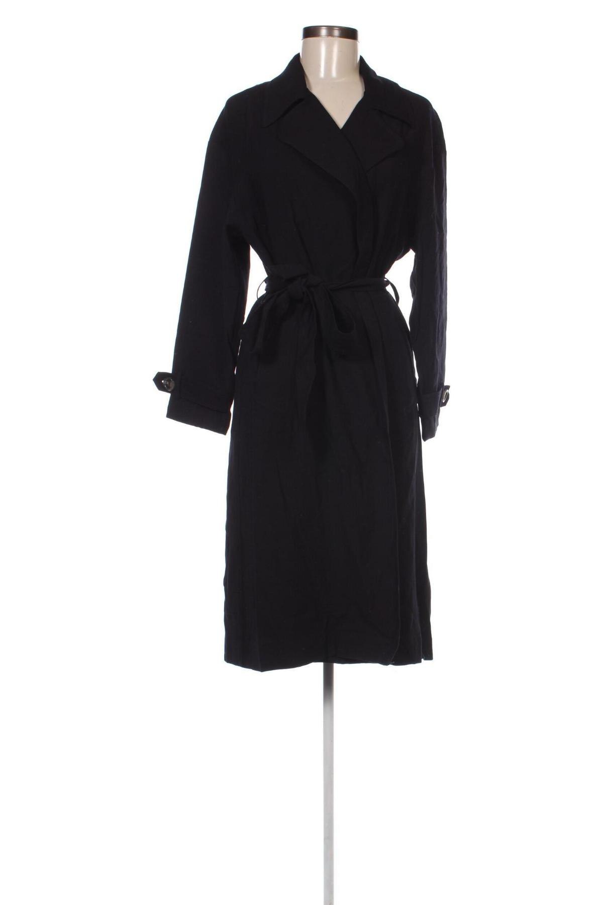 Trench de femei About You, Mărime S, Culoare Negru, Preț 106,99 Lei