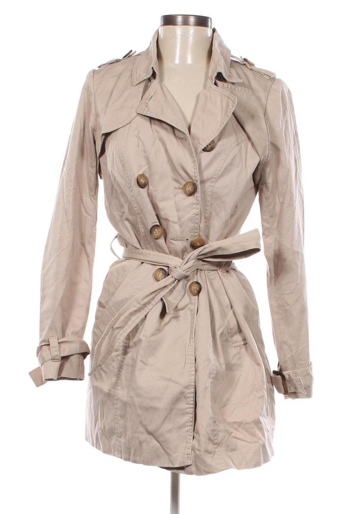 Damen Trenchcoat Bik Bok, Größe M, Farbe Beige, Preis 14,99 €