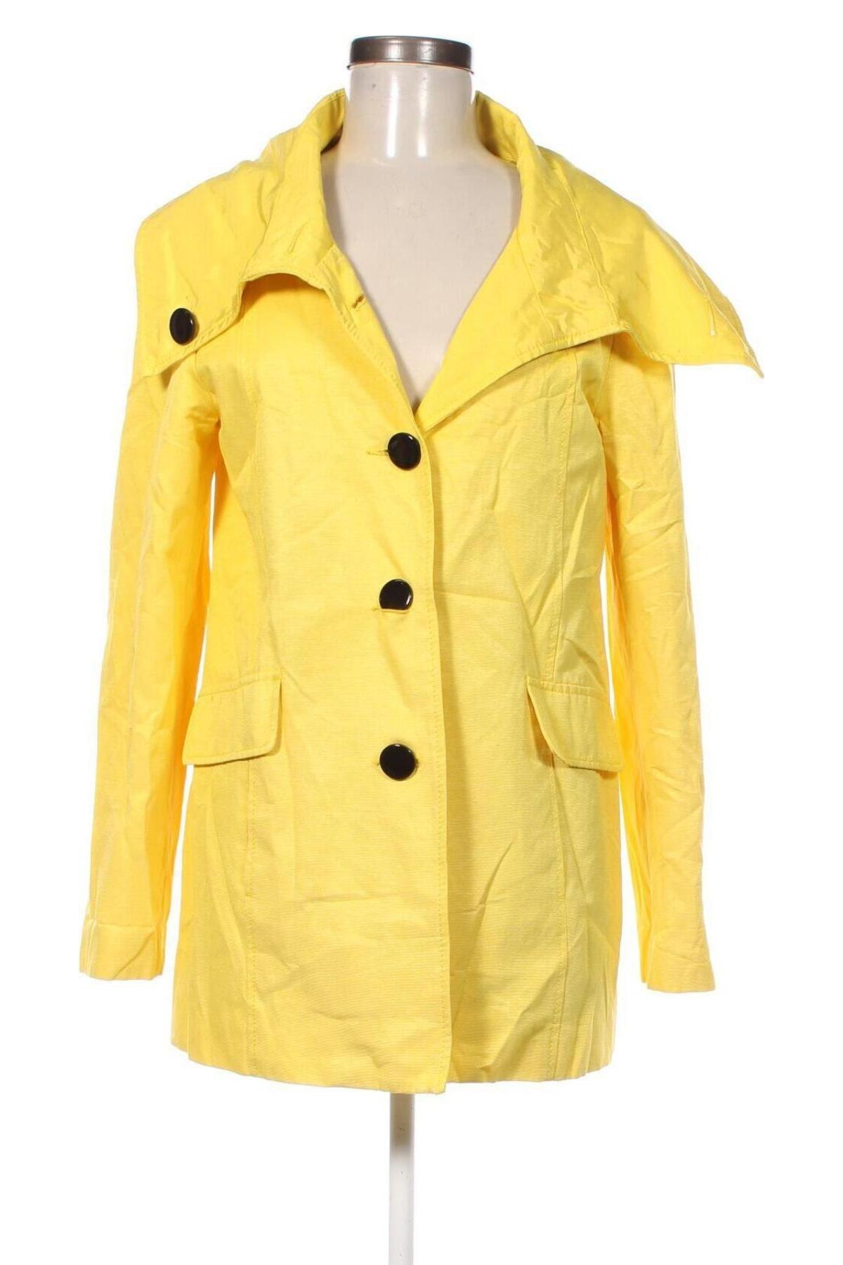 Damen Trenchcoat H&M, Größe M, Farbe Gelb, Preis 11,99 €