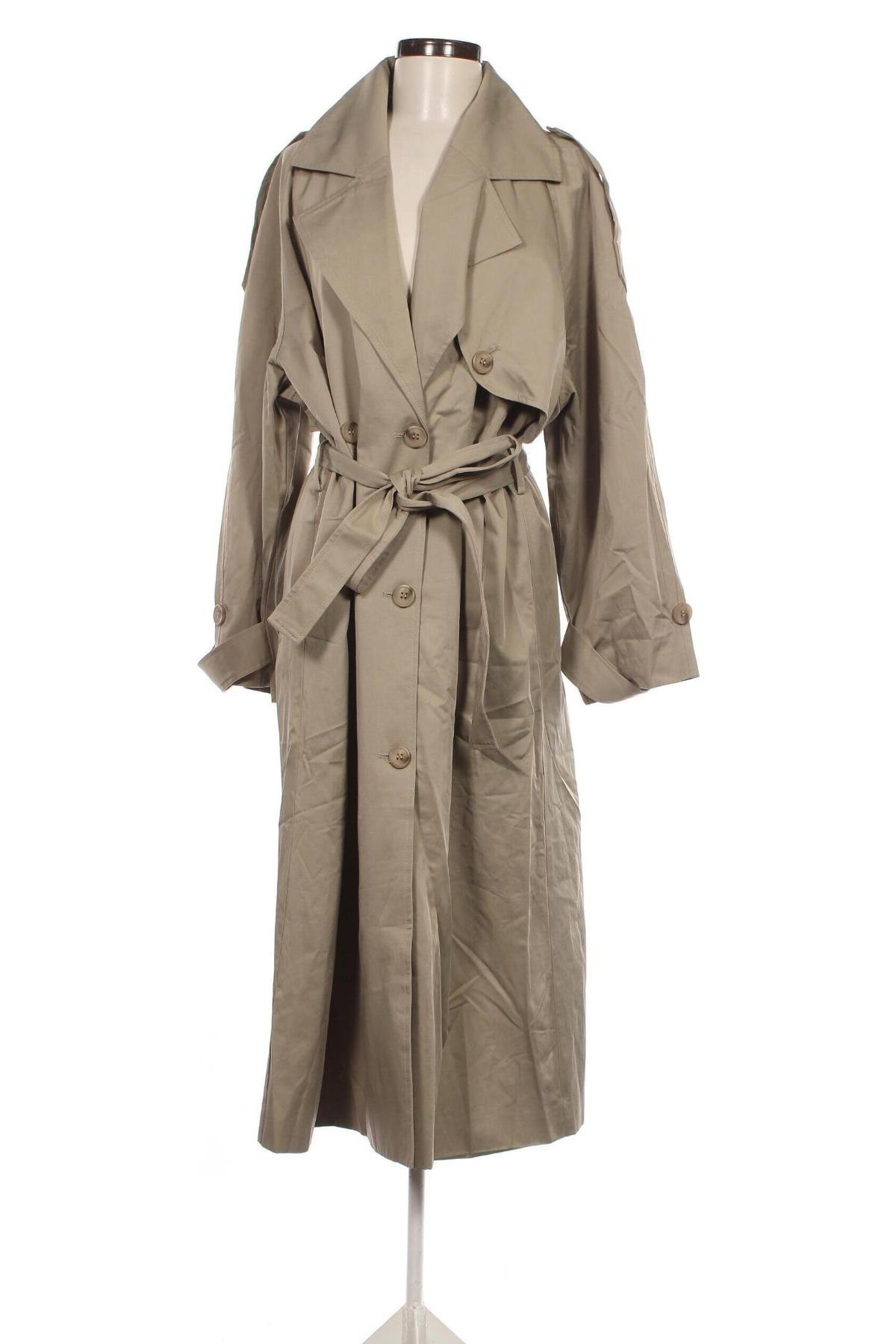 Damen Trench Coat LeGer By Lena Gercke X About you, Größe XS, Farbe Grün, Preis € 95,99