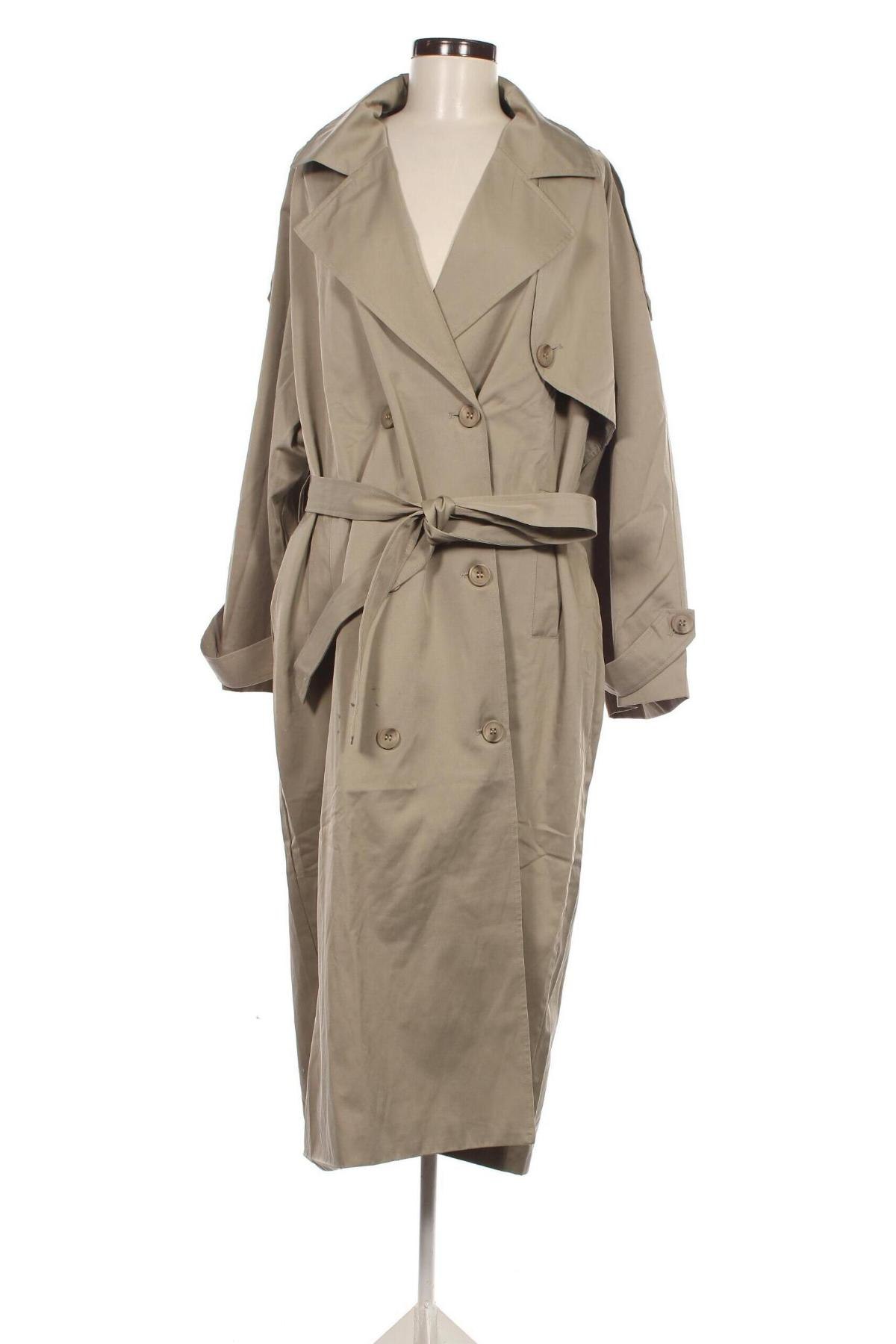 Damen Trenchcoat LeGer By Lena Gercke X About you, Größe S, Farbe Grün, Preis 45,49 €