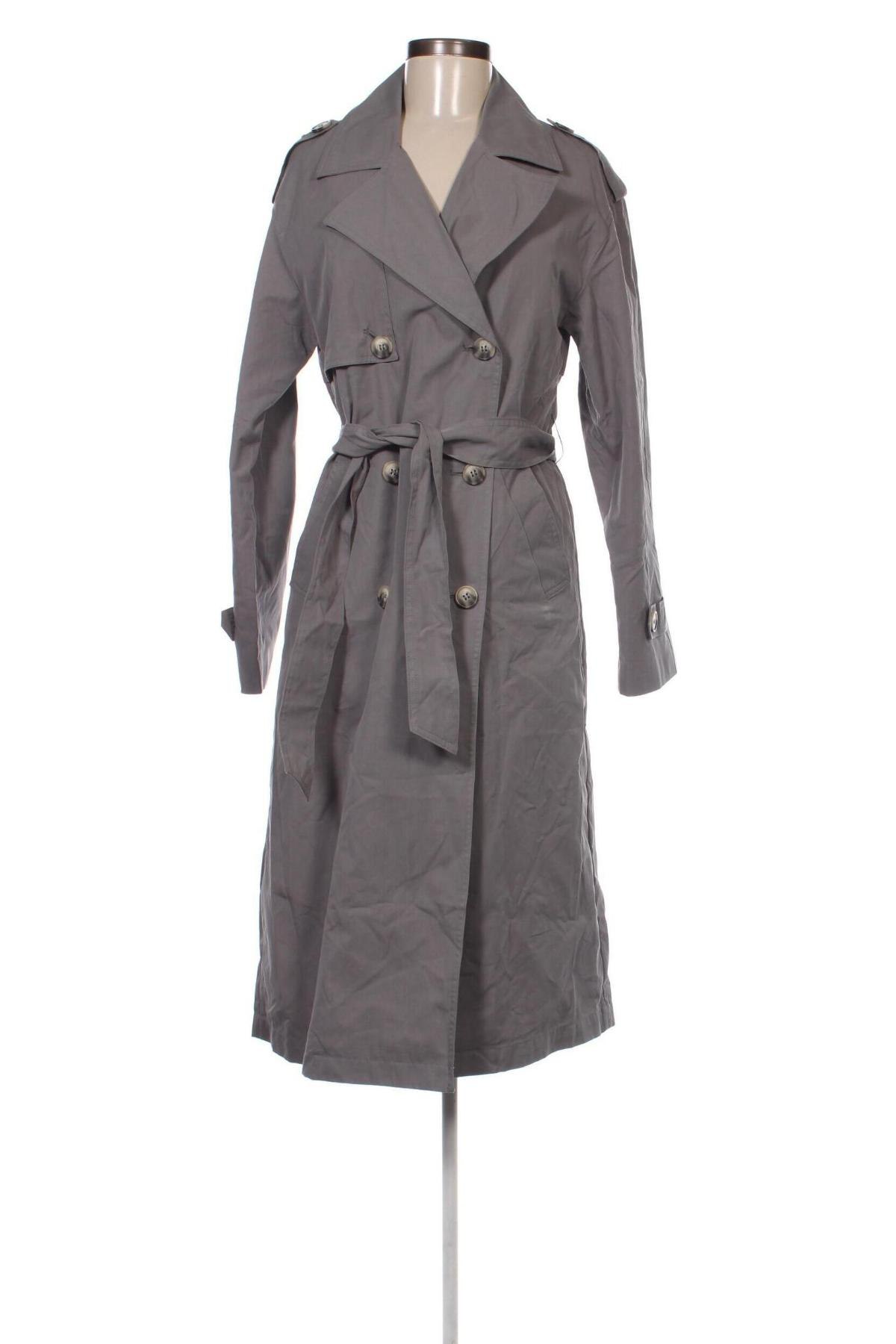 Damen Trenchcoat Tally Weijl, Größe S, Farbe Grau, Preis 19,49 €