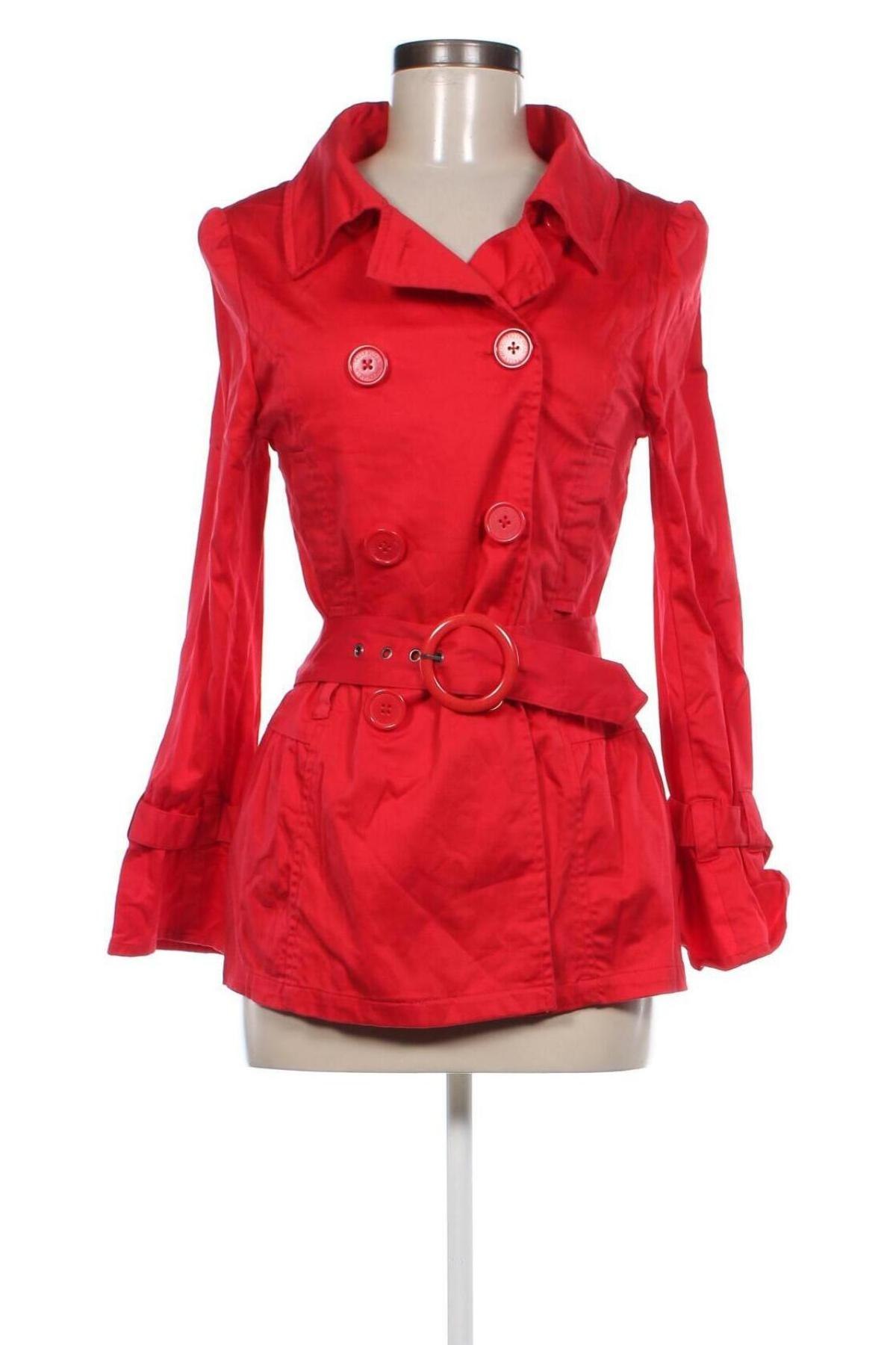 Damen Trenchcoat Tally Weijl, Größe S, Farbe Rot, Preis 47,79 €