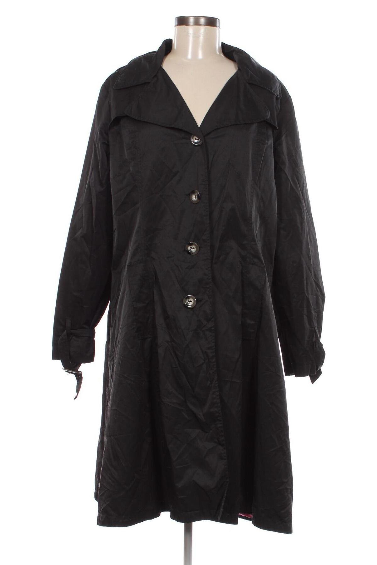 Damen Trenchcoat Va Milano, Größe XL, Farbe Schwarz, Preis 19,49 €