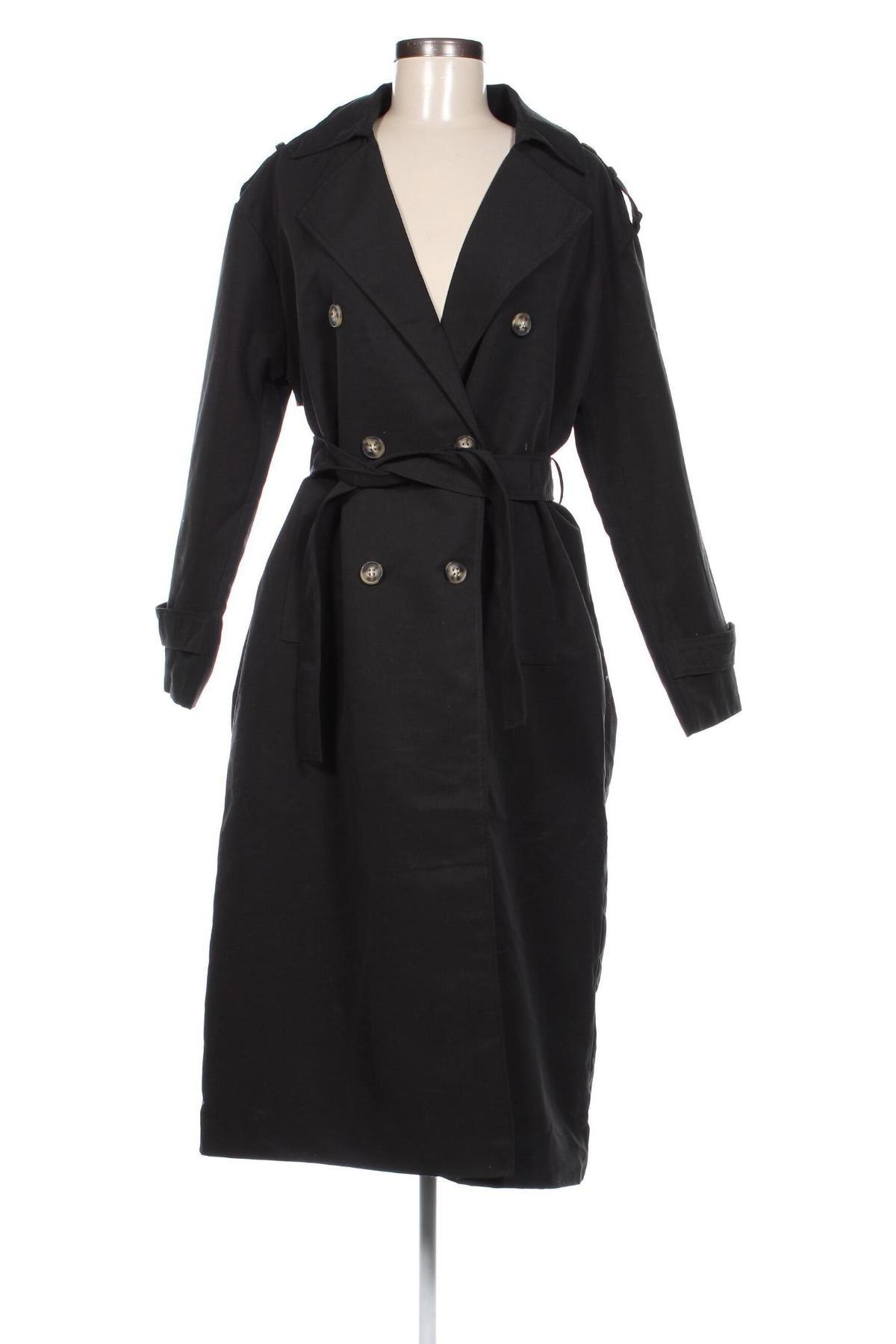 Damen Trench Coat Vero Moda, Größe S, Farbe Schwarz, Preis € 28,49