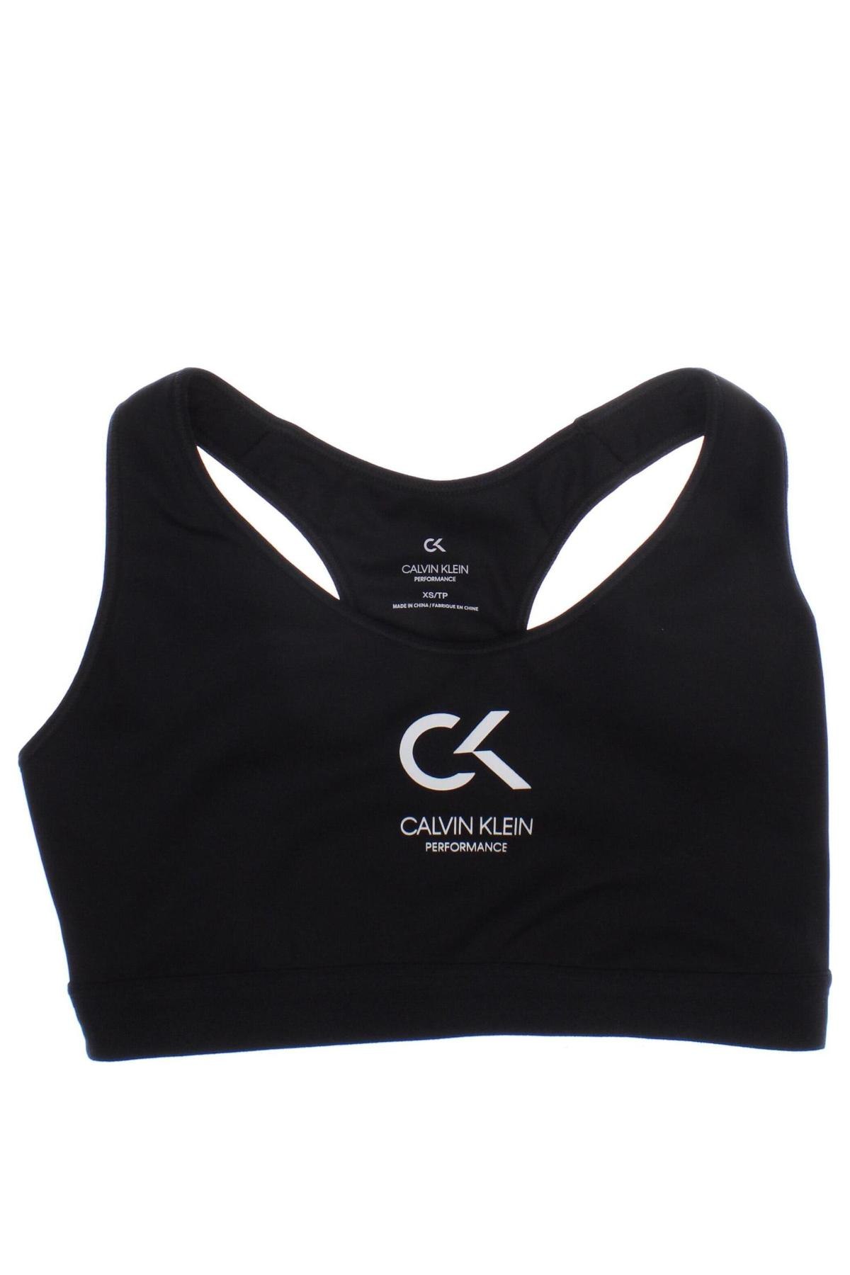 Дамски спортен топ Calvin Klein, Размер XS, Цвят Черен, Цена 67,99 лв.