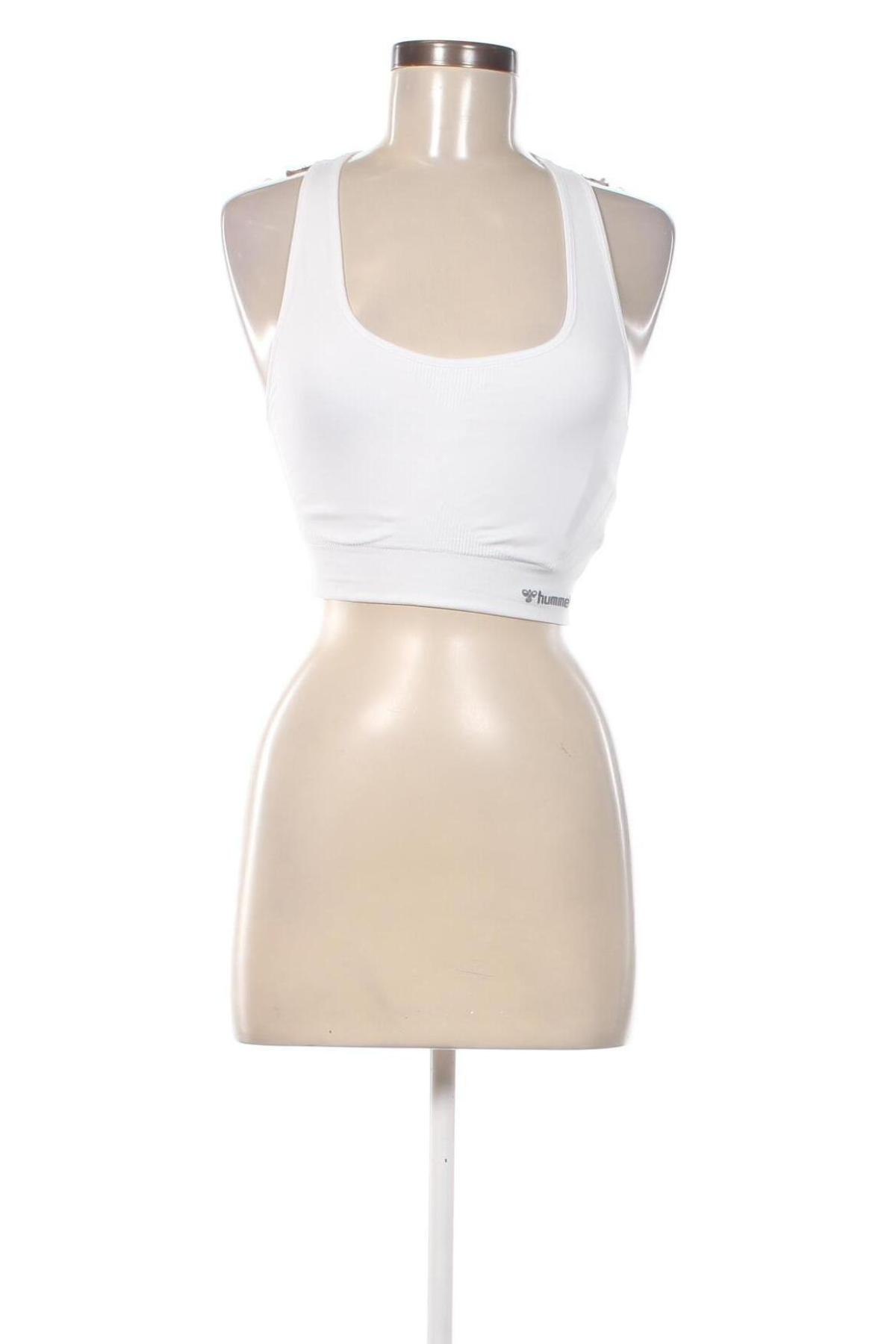 Damski sportowy top Hummel, Rozmiar M, Kolor Biały, Cena 76,99 zł