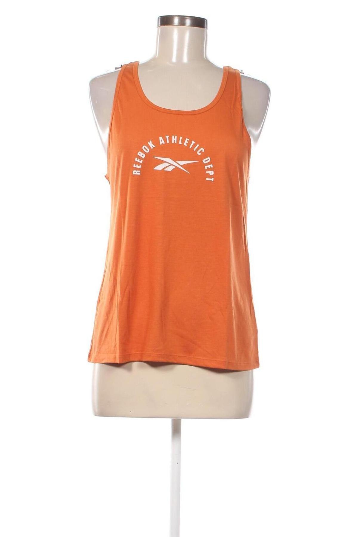 Damen Sporttop Reebok, Größe M, Farbe Orange, Preis 13,49 €