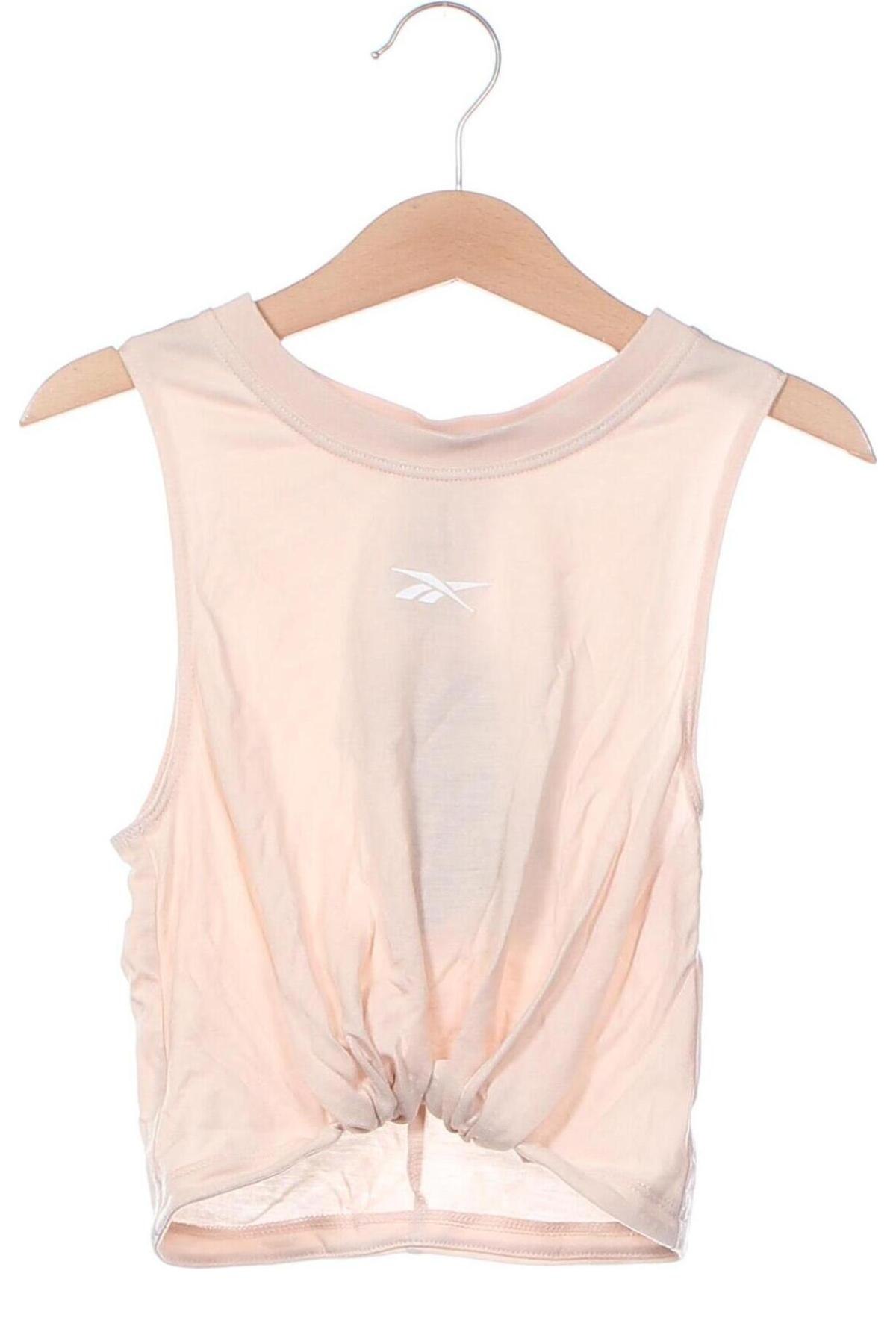 Damen Sporttop Reebok, Größe XXS, Farbe Beige, Preis € 10,79